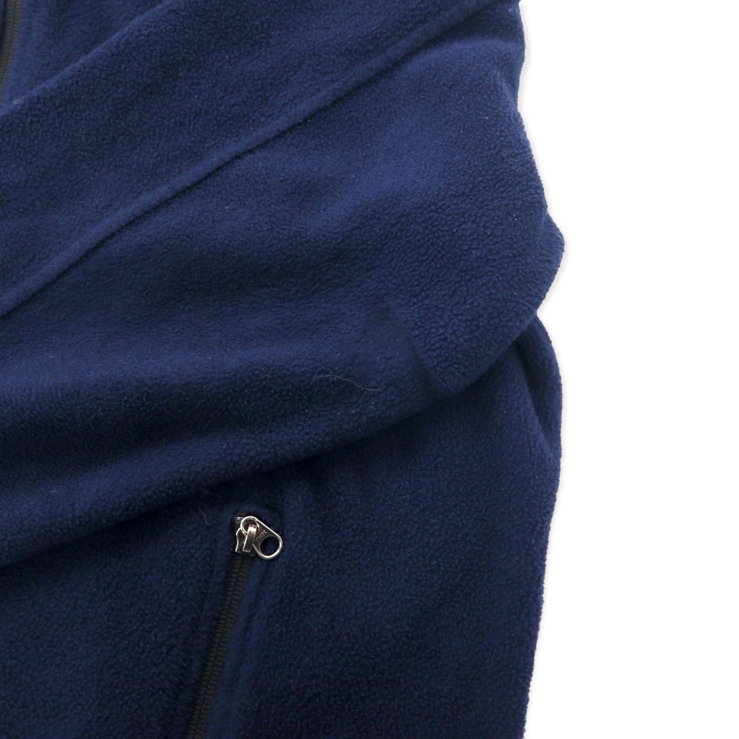 Eddie Bauer Made in Canada Full-Zip Fleece Jacket, XL, Navy, Polyester, Single-Point Logo Embroidery