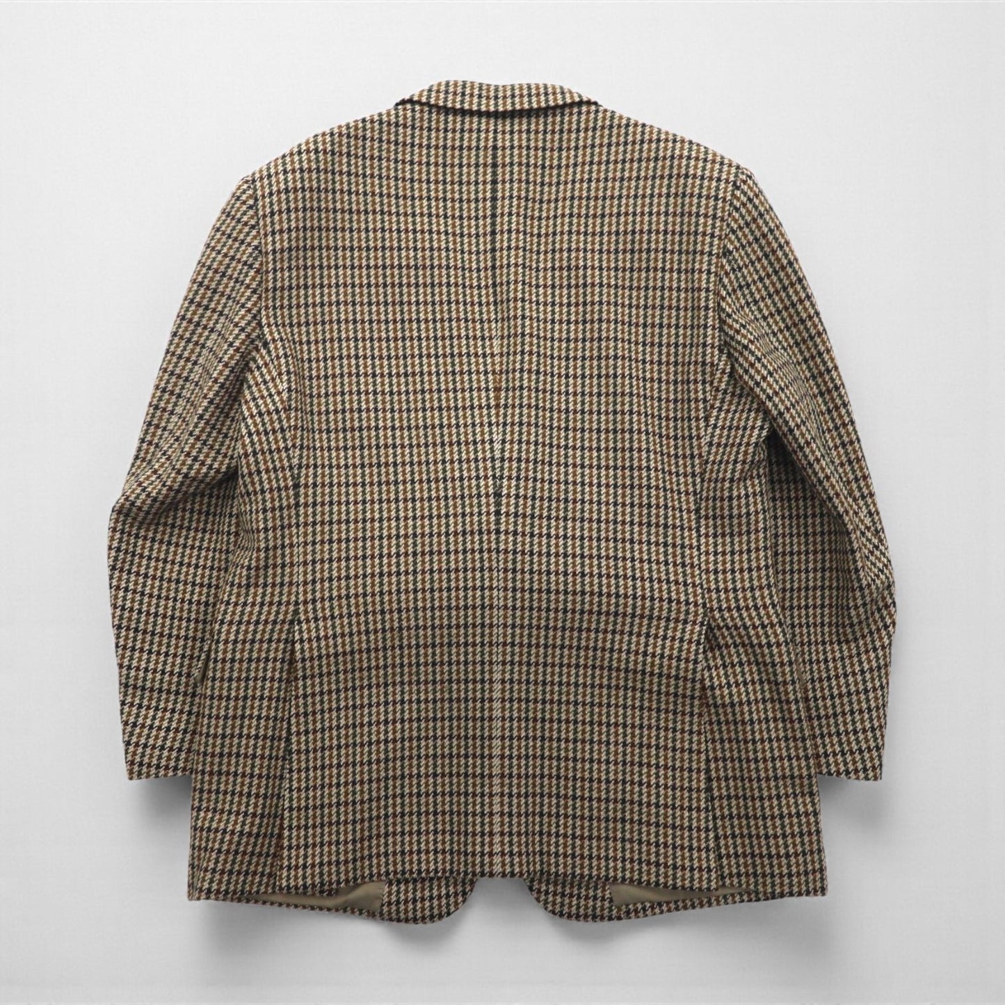 BURBERRY ガンクラブチェック ツイードジャケット 2B テーラードジャケット M ブラウン ウール