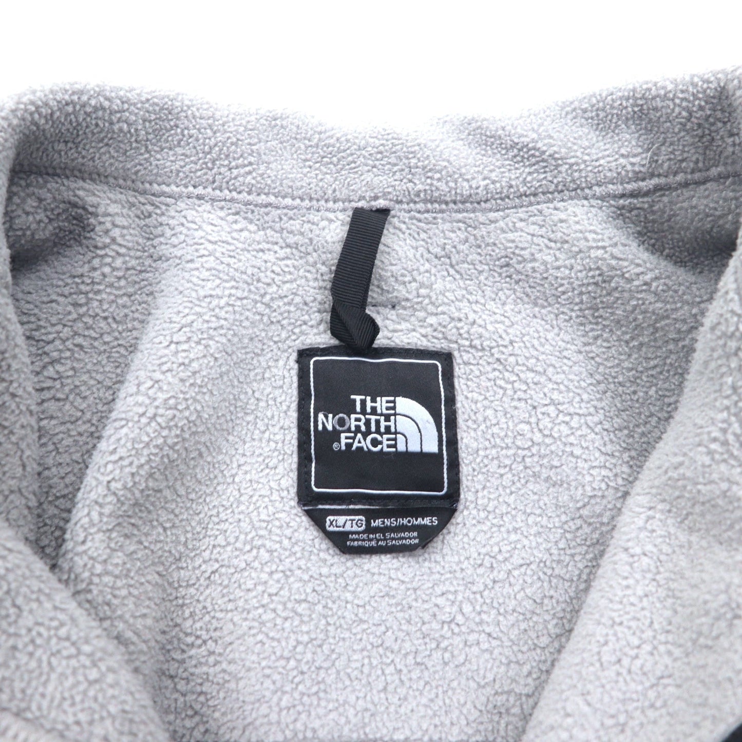 THE NORTH FACE Denali Jacket, XL, Gray, Polyester, with Embroidered Logo