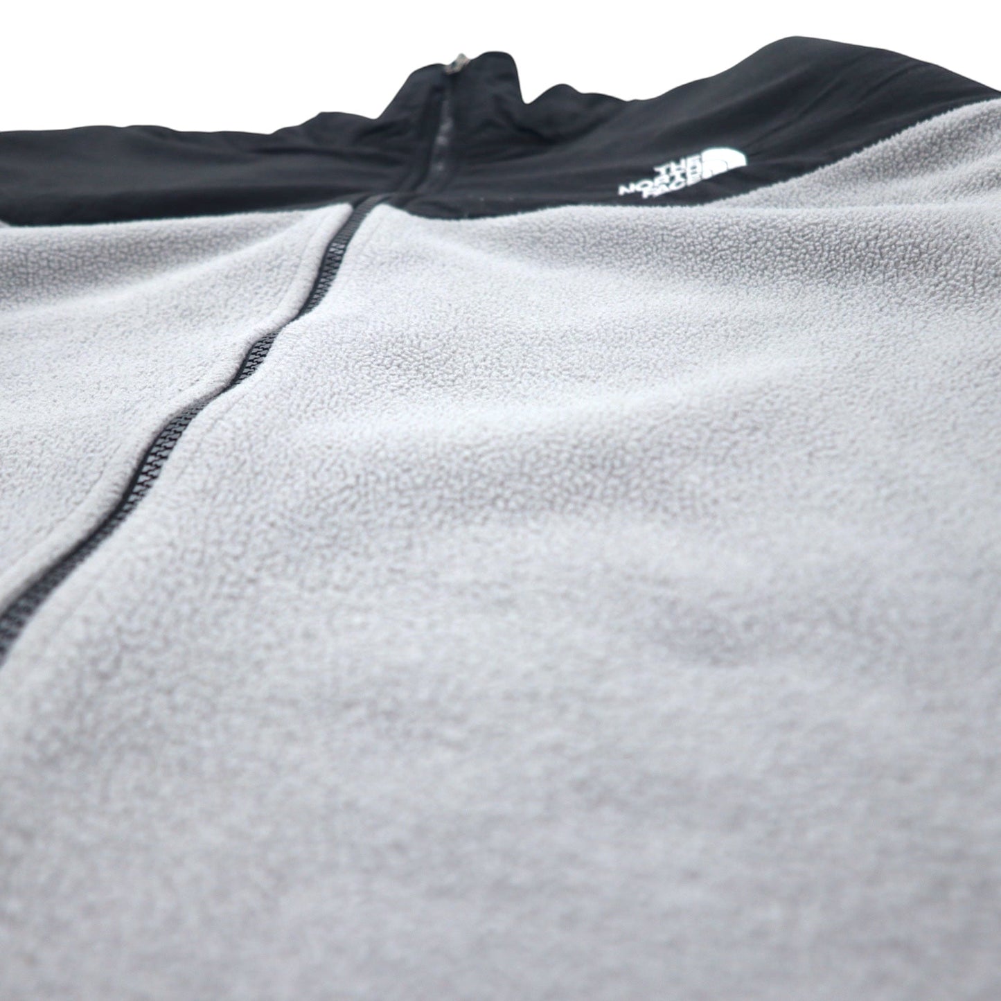 THE NORTH FACE Denali Jacket, XL, Gray, Polyester, with Embroidered Logo