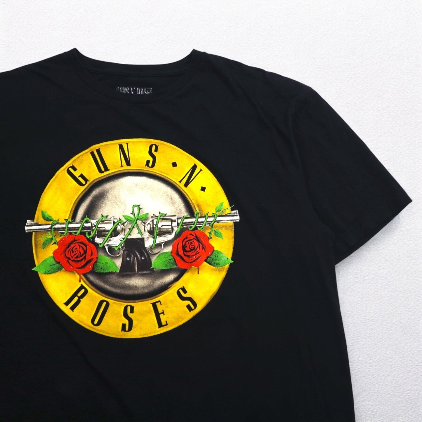 GUNS N' ROSES Rock Band T-Shirt, Size XL, Black, Cotton