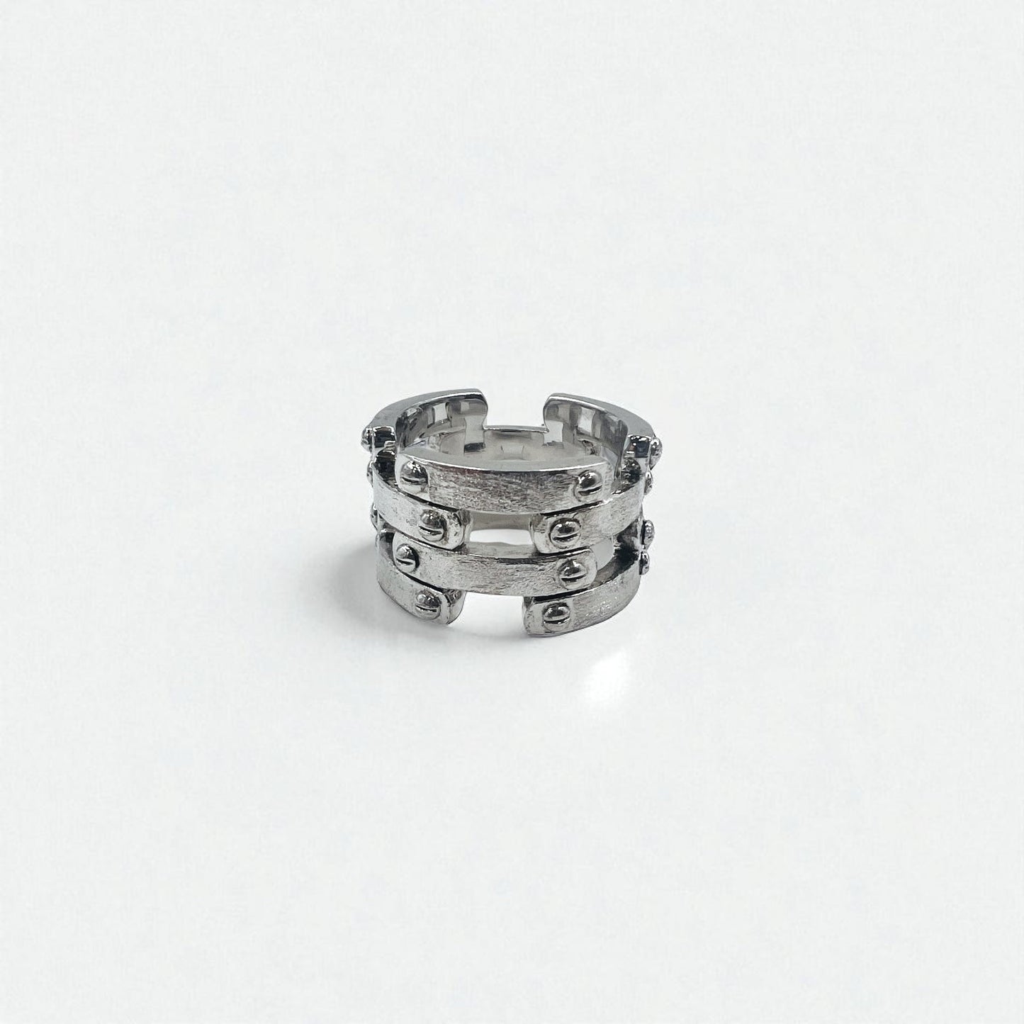 Vintage Silver Ring スチームパンク シルバー リング 指輪 14号 Silver 925 ロック