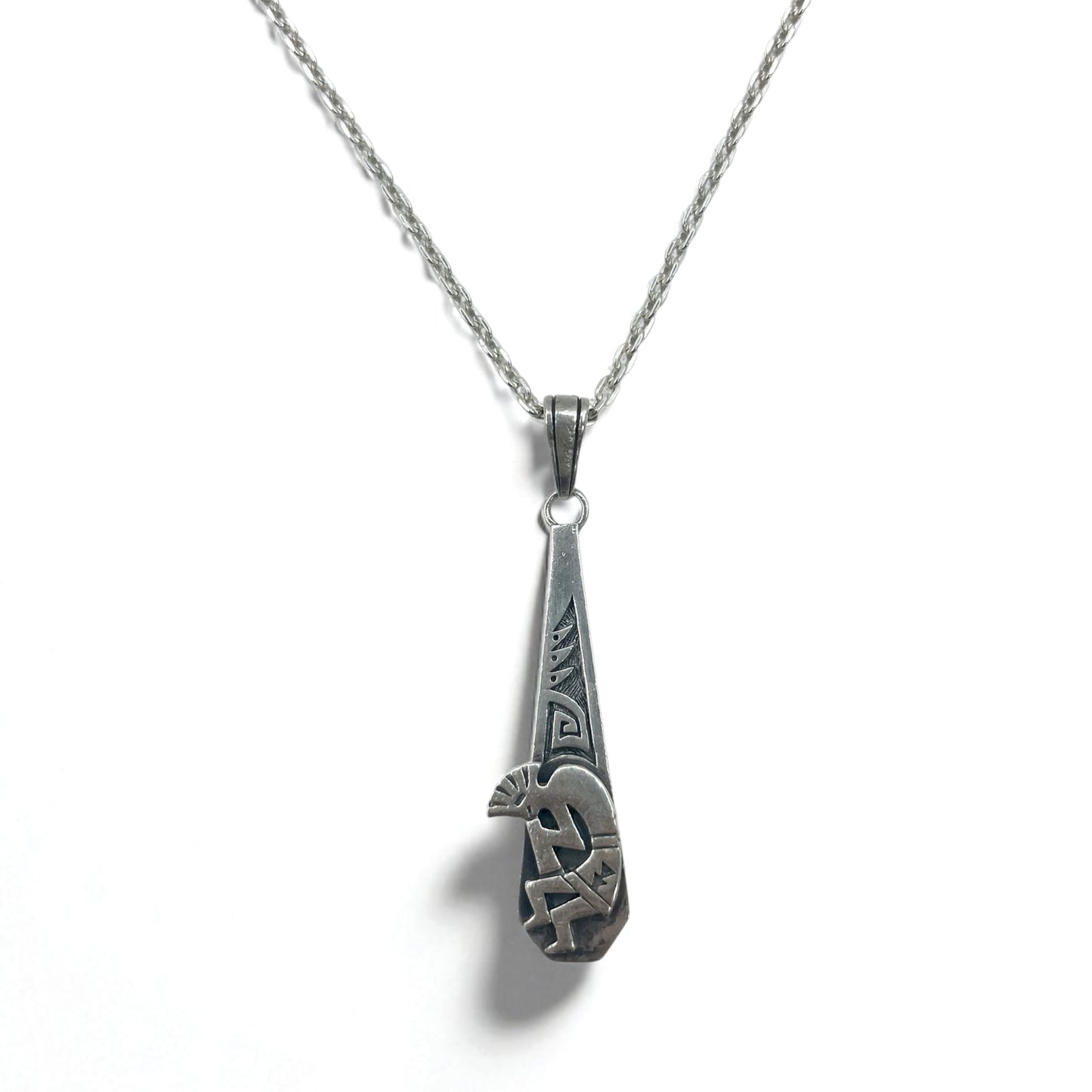 SAAD Indian Jewelry Kokopelli Necklace Chain Silver 925
