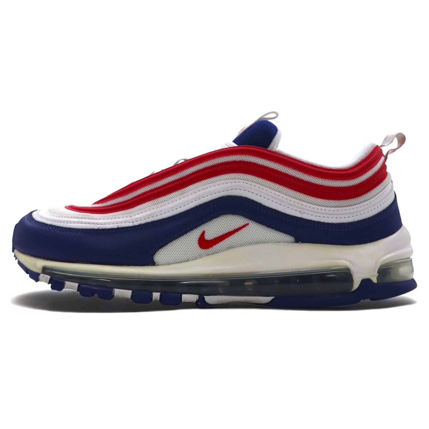 NIKE Air Max 97 USA 2020 Sneakers, Size 28.5cm, White and Tricolor, Overseas Exclusive, Not Available in Japan, CW5584-100