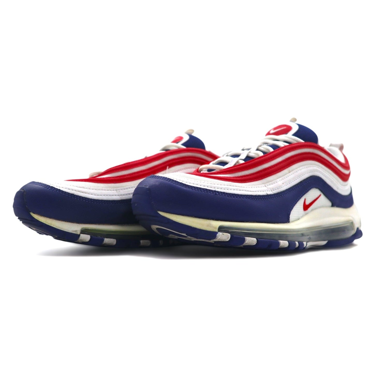 NIKE Air Max 97 USA 2020 Sneakers, Size 28.5cm, White and Tricolor, Overseas Exclusive, Not Available in Japan, CW5584-100