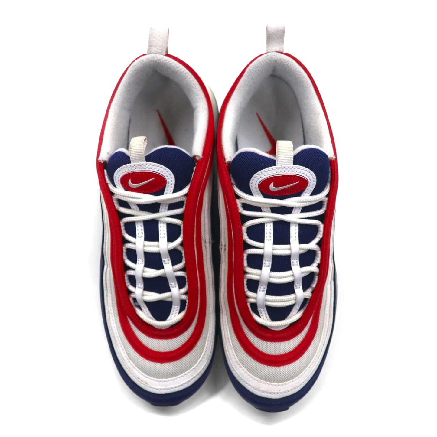 NIKE Air Max 97 USA 2020 Sneakers, Size 28.5cm, White and Tricolor, Overseas Exclusive, Not Available in Japan, CW5584-100