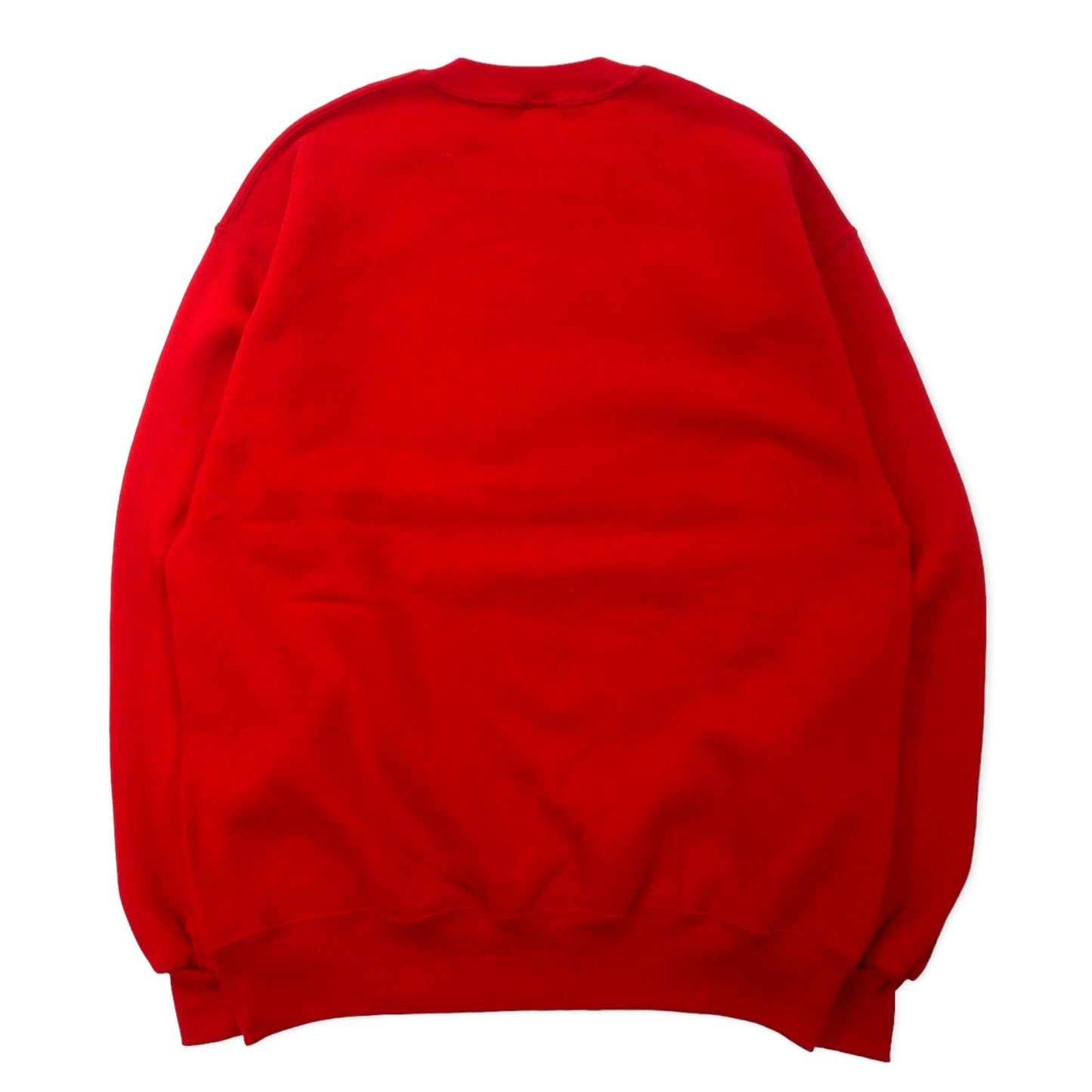 JERZEES USA Made 90s Super Sweats College Embroidered Sweatshirt, Size L, Red, Cotton, Fleece-Lined, Russell Elementary School