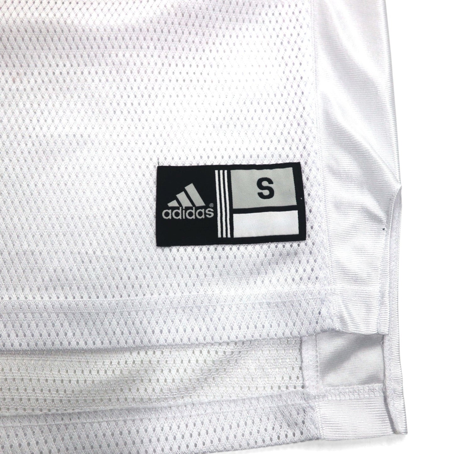 adidas NFL ARKANSAS Game Shirt, Size L, White, Mesh, Polyester, Numbering