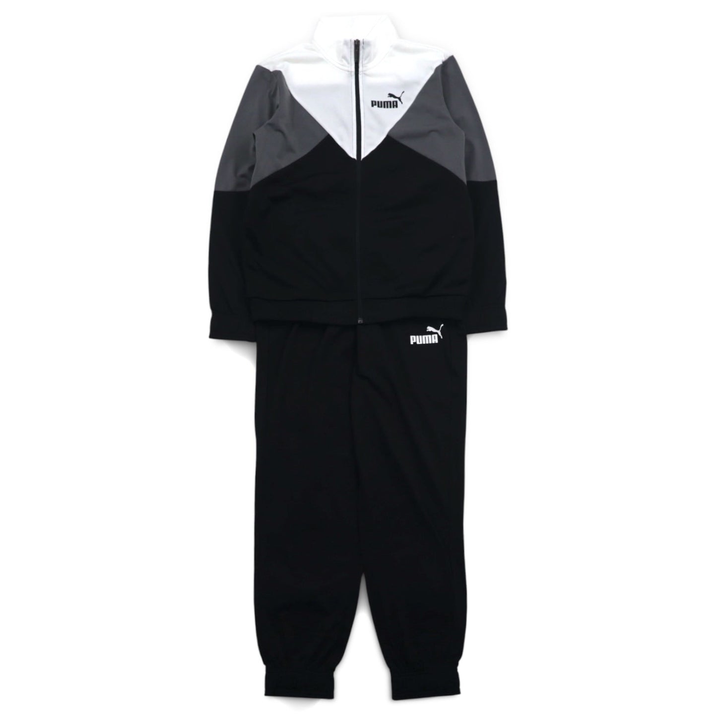 PUMA トラックジャケット ジャージ セットアップ M ブラック ホワイト 585316-01