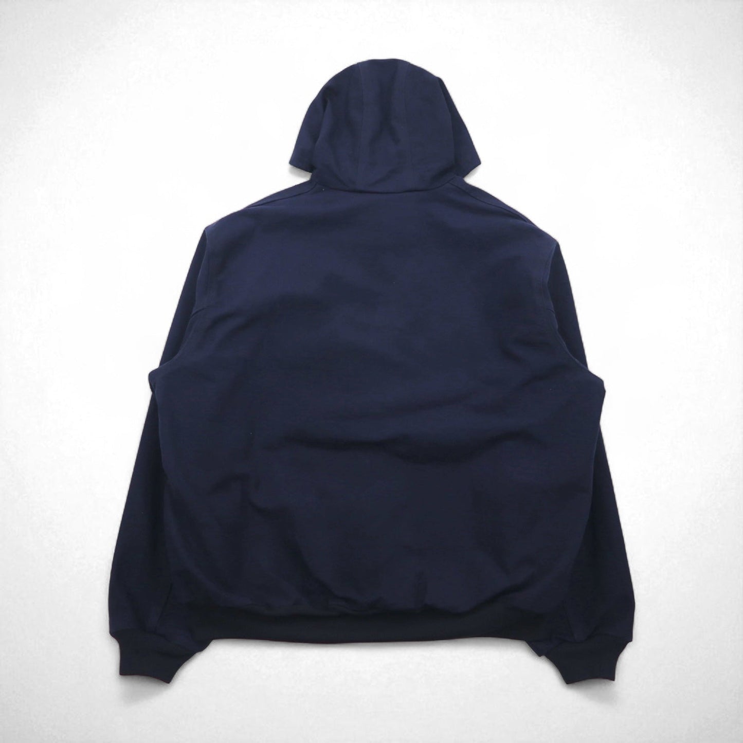 Carhartt USA-Made Loose Fit Duck Active Jacket, Full-Zip Hoodie, 2XL, Navy, UFCW J131