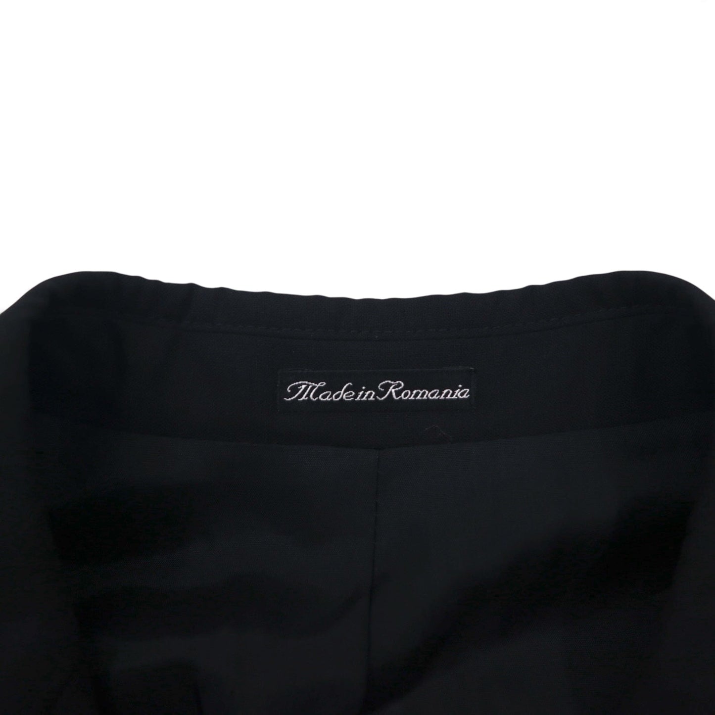LOUIS VUITTON UNIFORMES ユニフォームライン 2B テーラードジャケット ブレザー XL ブラック ウール JA38 L1 61910