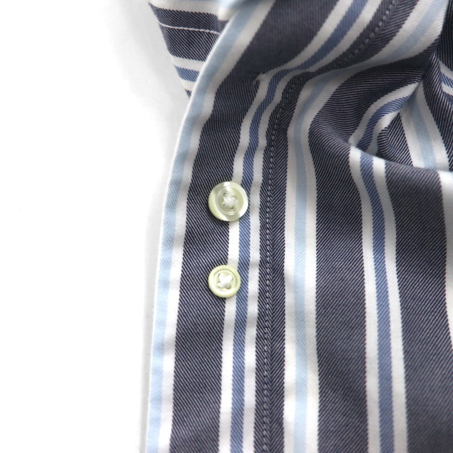 Brooks Brothers REGENT ボタンダウンシャツ L グレー ストライプ ノンアイロン コットン