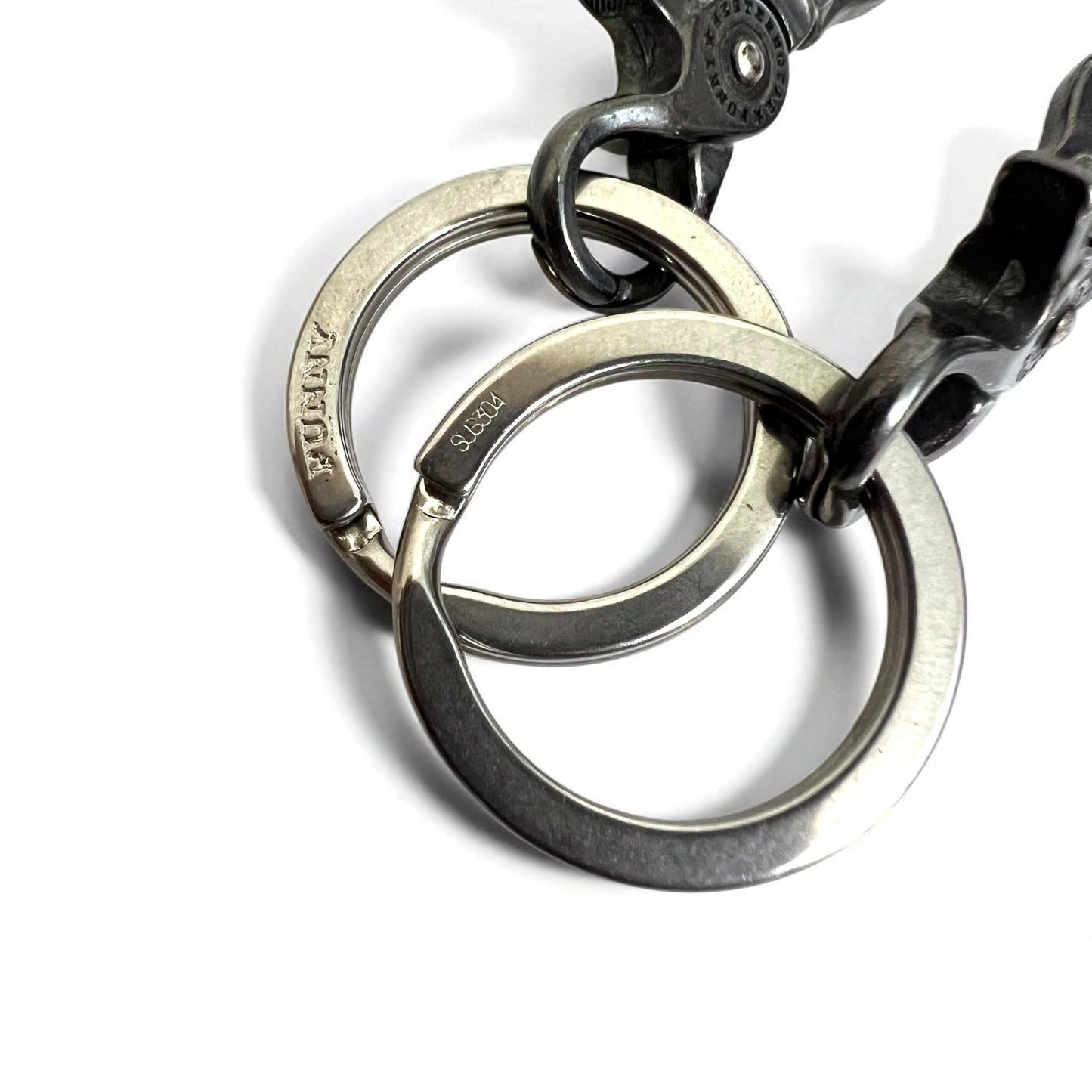 FUNNY Python Leather Wallet Chain Key Ring Keychain Concho