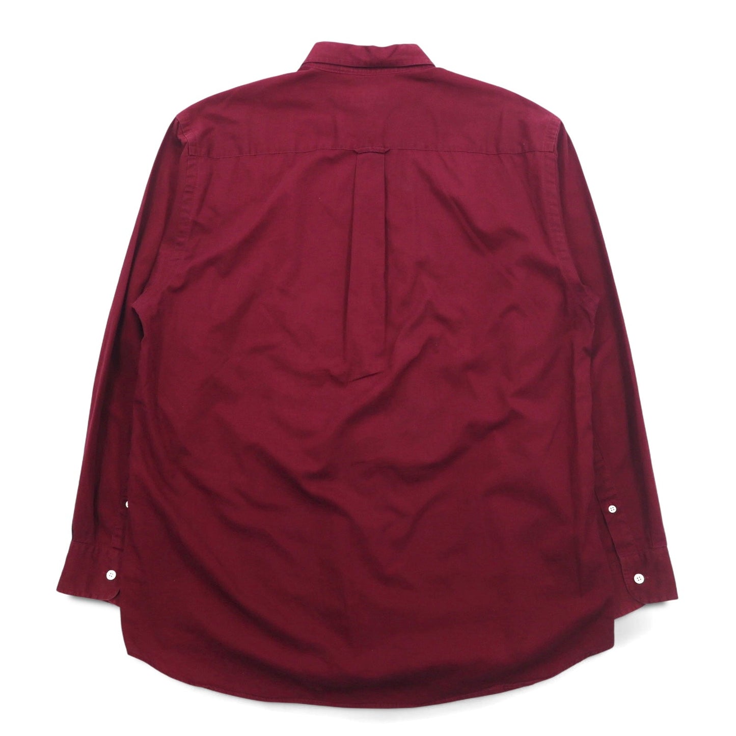 Nautica 90s Button-Down Shirt, XL, Bordeaux Cotton, Made in Jamaica