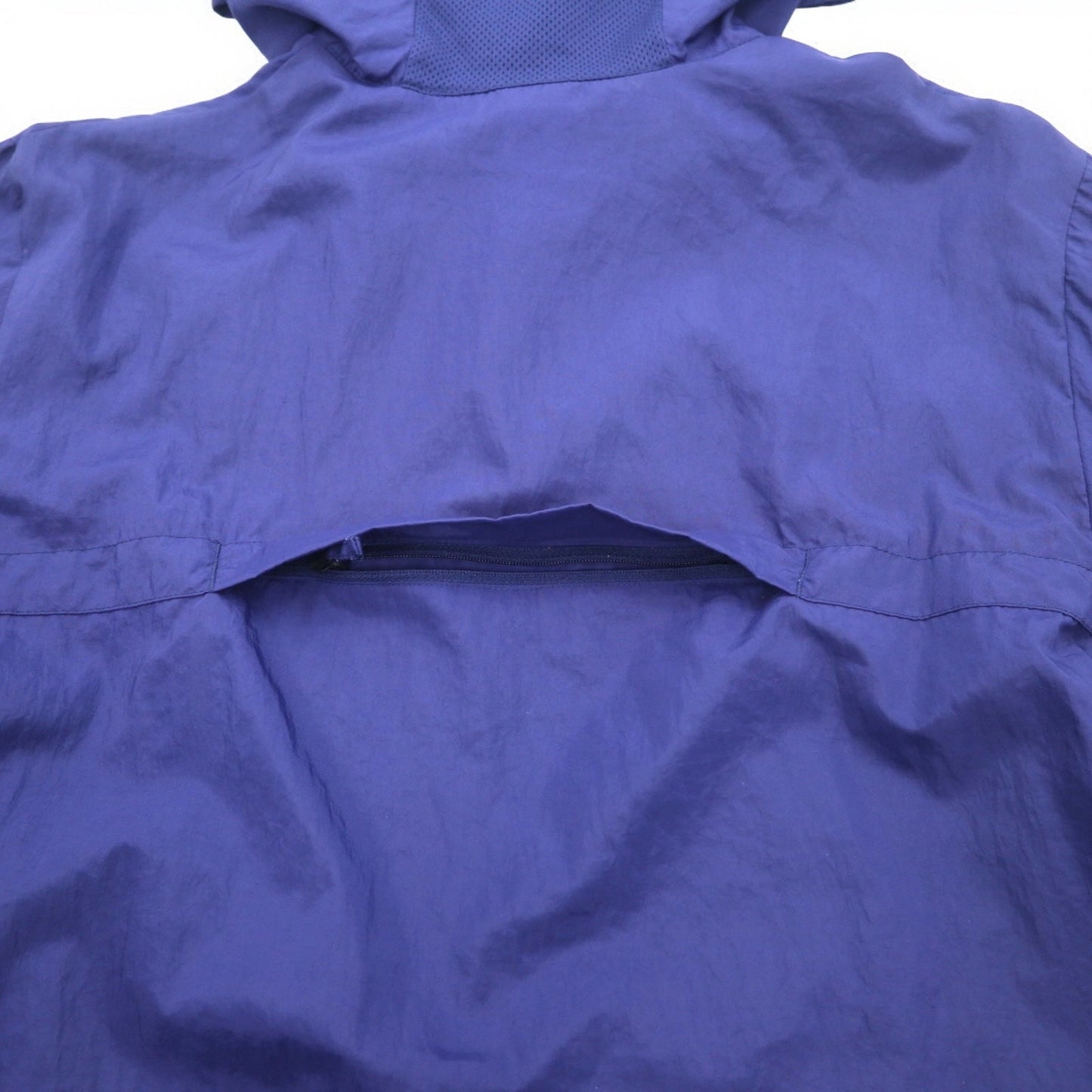 NIKE Half-Zip Anorak Parka, Medium, Navy, Sleeve Logo, Swoosh, NSW JKT HD WVN PKBL 833867-429
