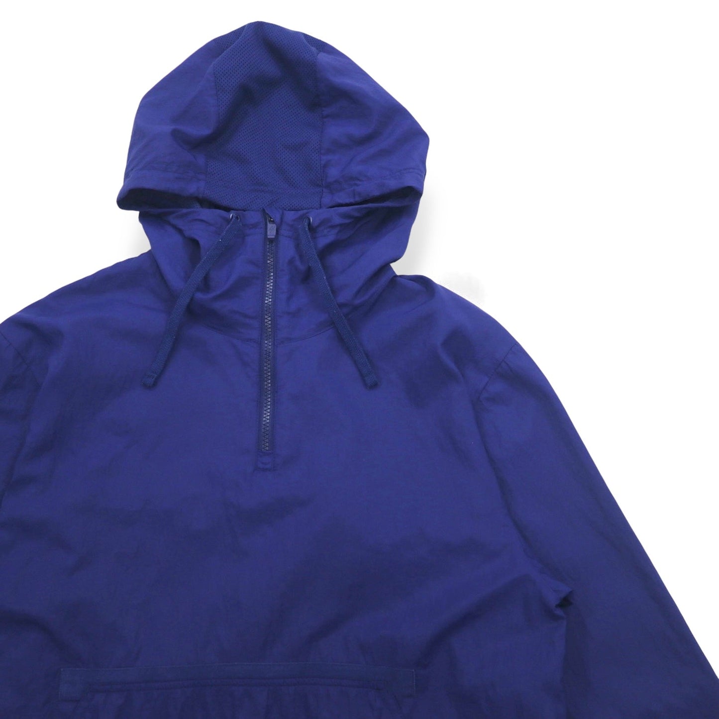 NIKE Half-Zip Anorak Parka, Medium, Navy, Sleeve Logo, Swoosh, NSW JKT HD WVN PKBL 833867-429