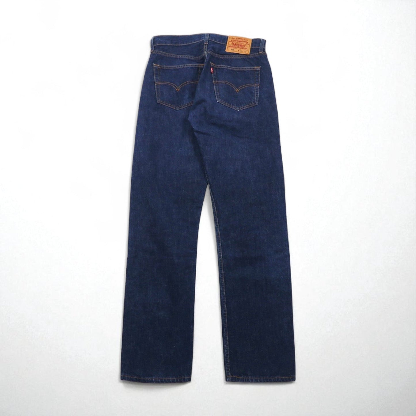 Levi's 501 Straight Denim Jeans, Size M, Indigo and Blue, Button Fly, 2000s
