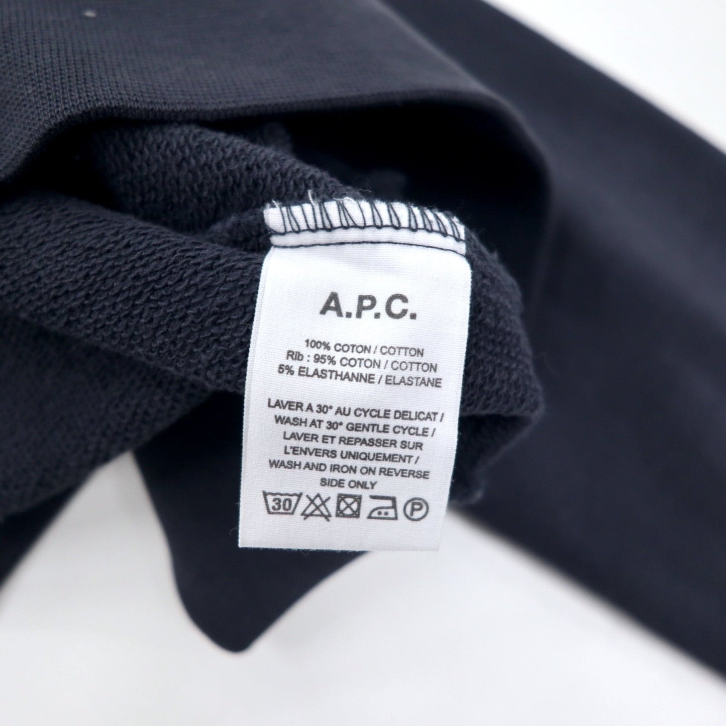 APC Print Sweatshirt, XS, Navy, Cotton, V2.0 by touitronic