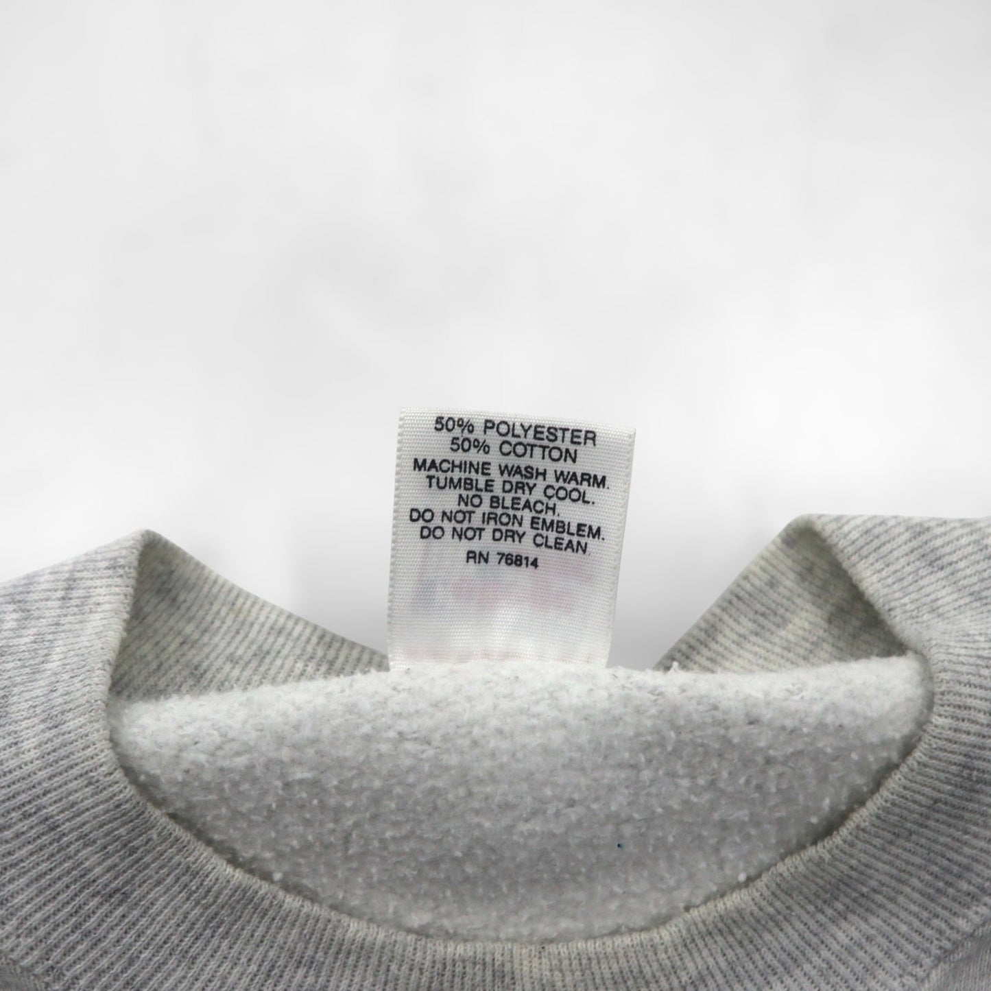 90s USA Vintage Sweatshirt College House カレッジ プリント スウェット トレーナー XL グレー 90年代 USA製