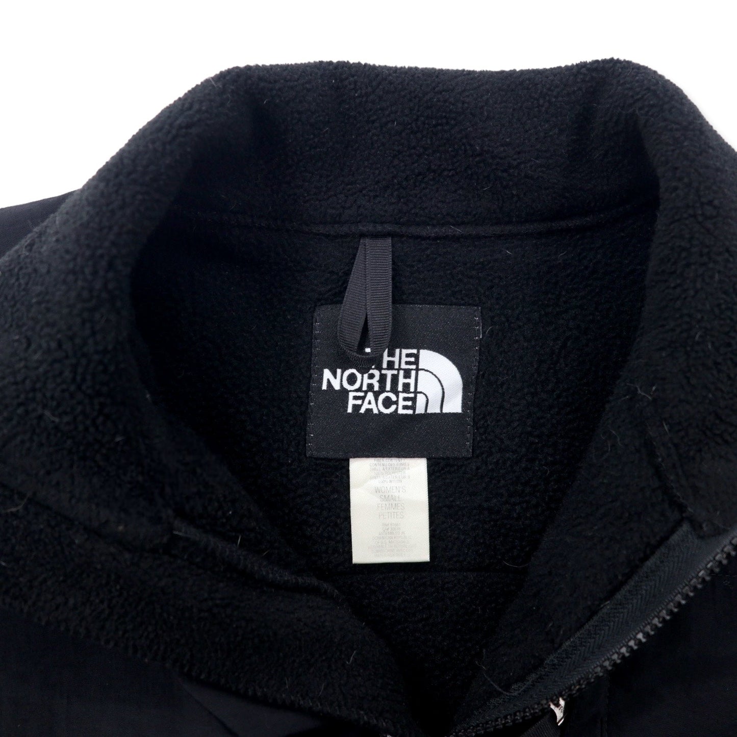 THE NORTH FACE Denali Jacket, Polartec Fleece, Size S, Black, Polyester, with Embroidered Logo