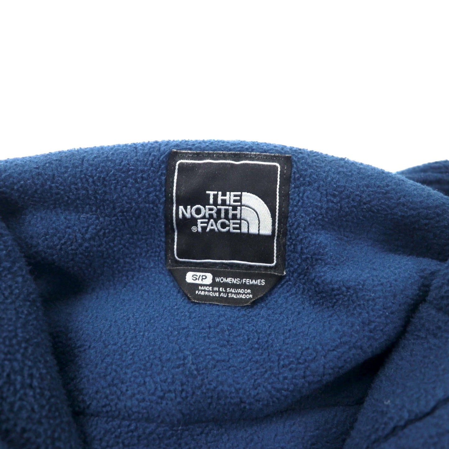 THE NORTH FACE デナリフーディー POLARTEC フリース S ネイビー ポリエステル ロゴ刺繍