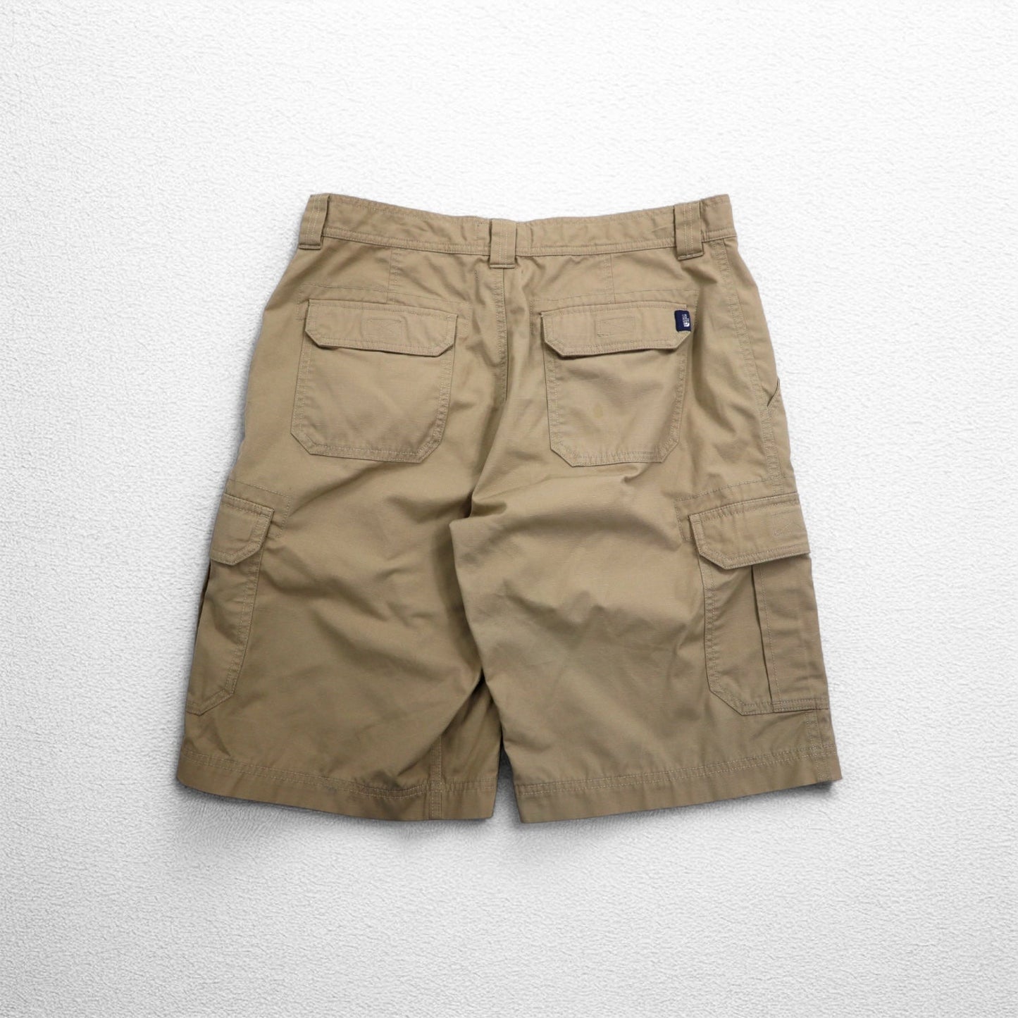 THE NORTH FACE Outdoor Ripstop Cargo Shorts, Beige, Size L, US Standard, Cargo Hiking, Outdoor Ripstop Stretch A2RFT