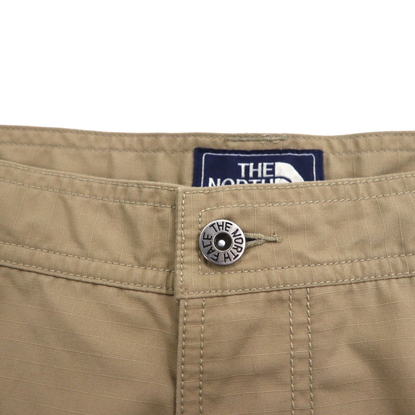 THE NORTH FACE Outdoor Ripstop Cargo Shorts, Beige, Size L, US Standard, Cargo Hiking, Outdoor Ripstop Stretch A2RFT