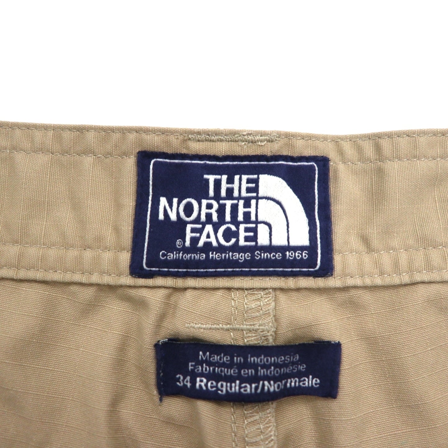 THE NORTH FACE Outdoor Ripstop Cargo Shorts, Beige, Size L, US Standard, Cargo Hiking, Outdoor Ripstop Stretch A2RFT