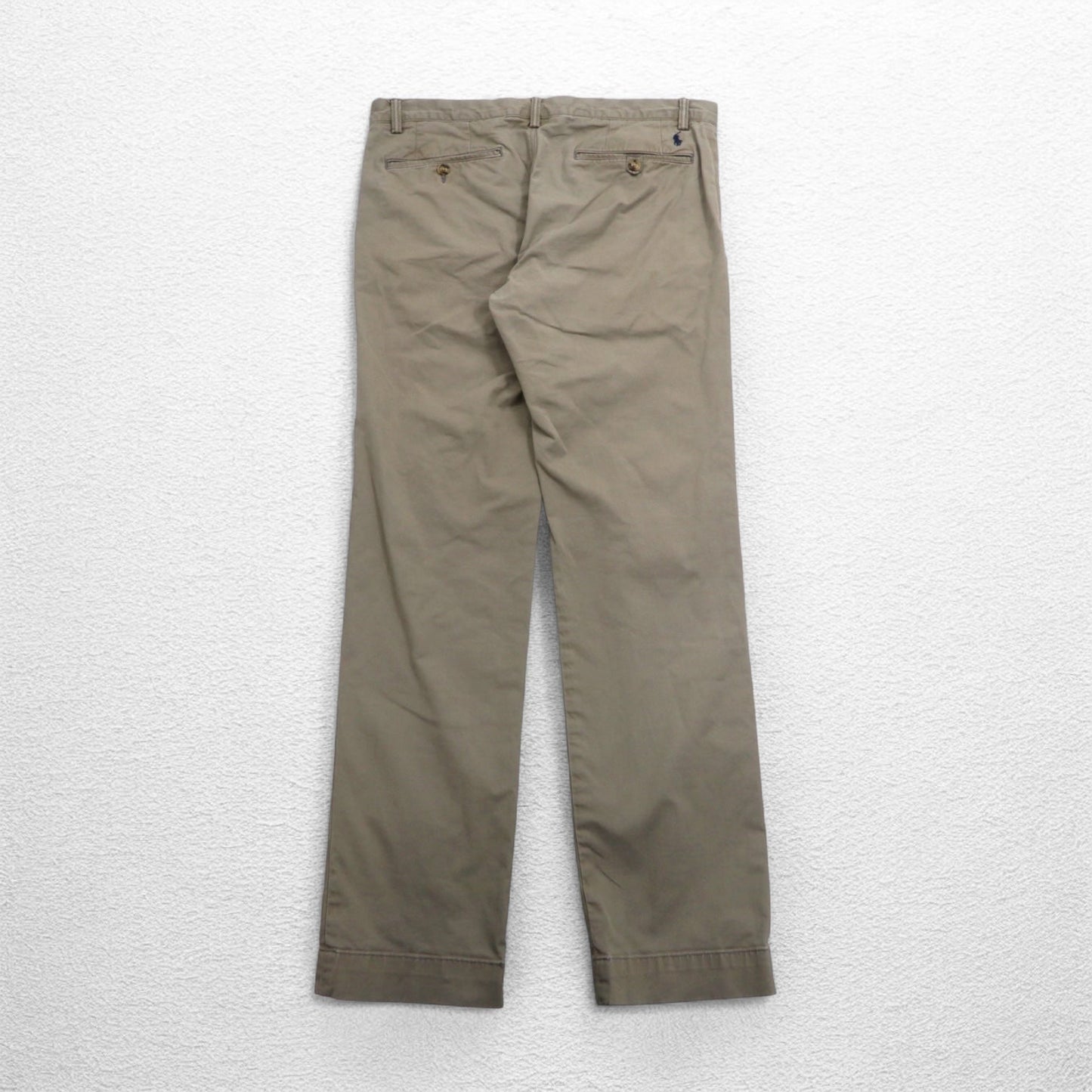 POLO RALPH LAUREN ポロチノ ストレッチ スリムフィット チノパンツ L ベージュ コットン
