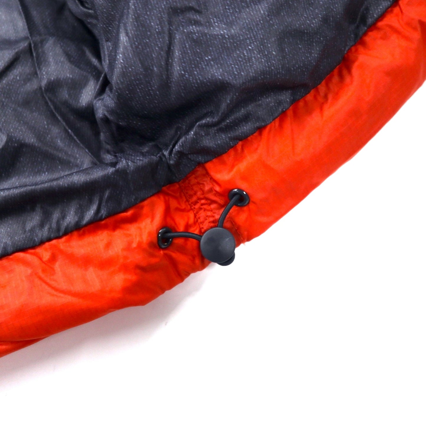 ARMANI JEANS 2-Way Down Jacket/Vest, Size 46, Orange, Polyester, Detachable Sleeves, Back Logo Print