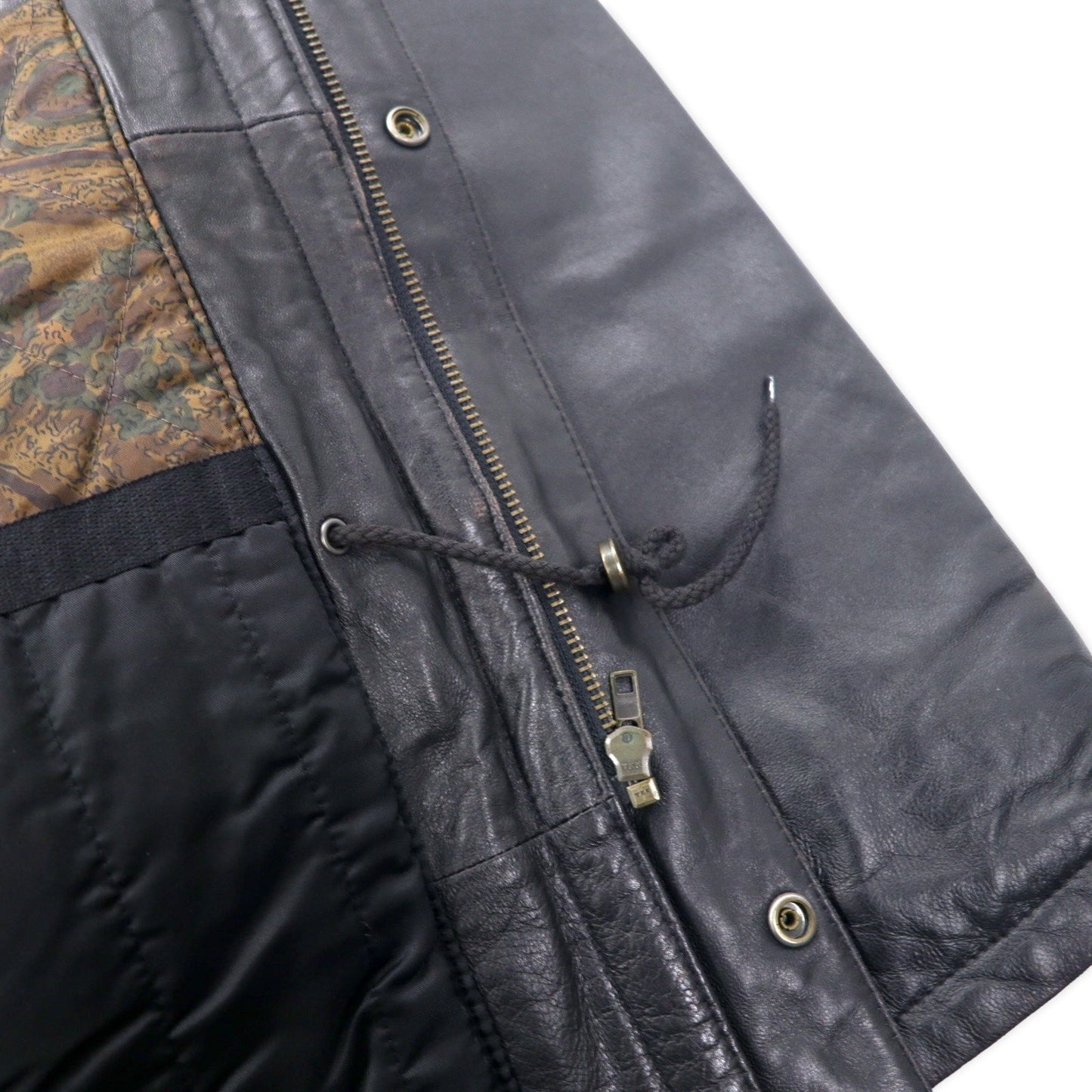 Sub Urban Lambskin Car Coat, Large, Black, with Quilted Sheepskin Lining