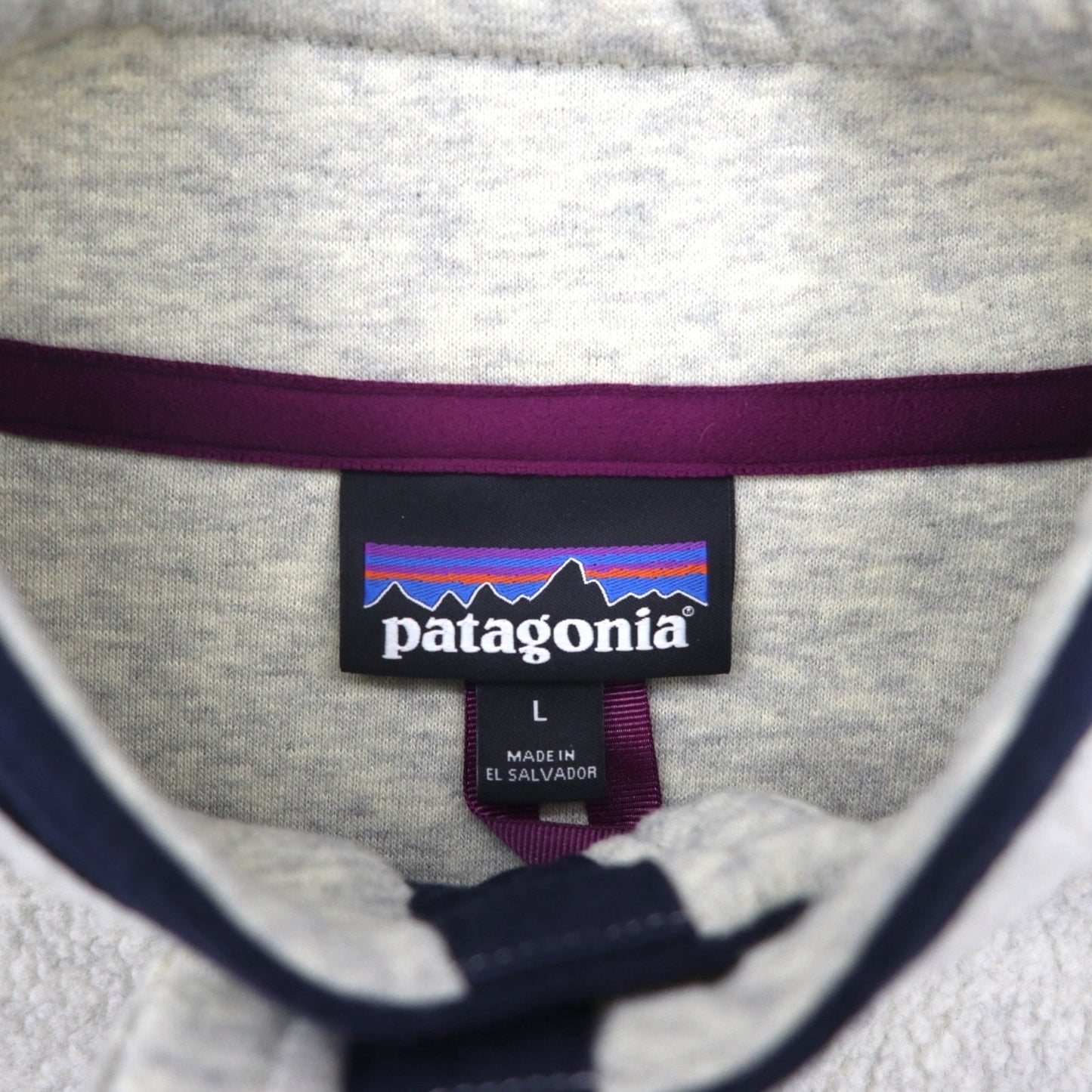 Patagonia シアーリング ハーフボタン プルオーバー フリースジャケット L ホワイト 26140