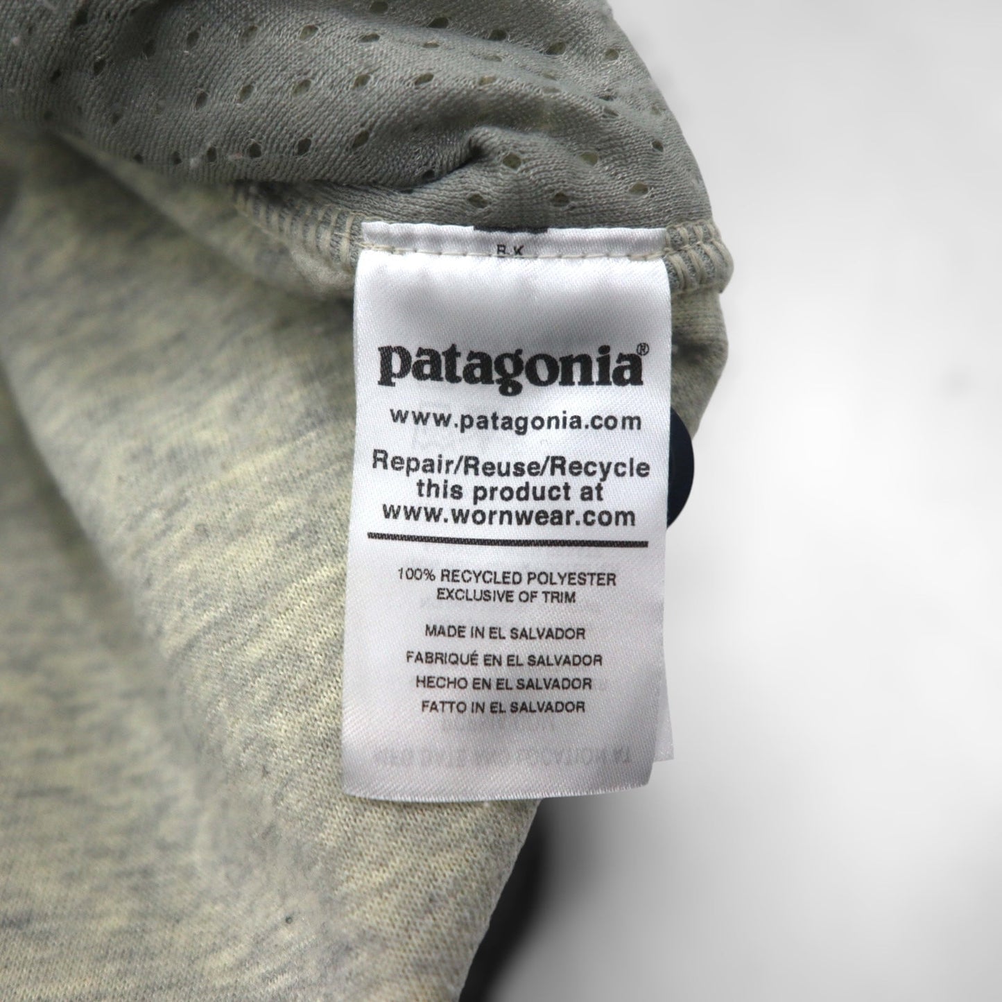 Patagonia シアーリング ハーフボタン プルオーバー フリースジャケット L ホワイト 26140