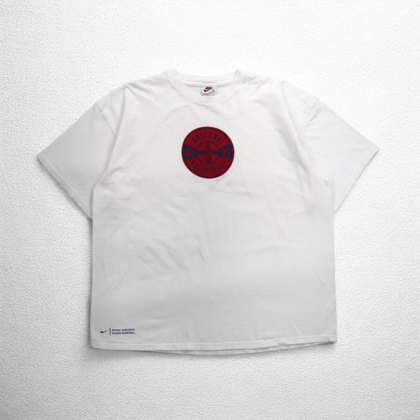 NIKE 90年代 バスケットボール プリント Tシャツ 2XL ホワイト ARIZONA BASKETBALL メキシコ製