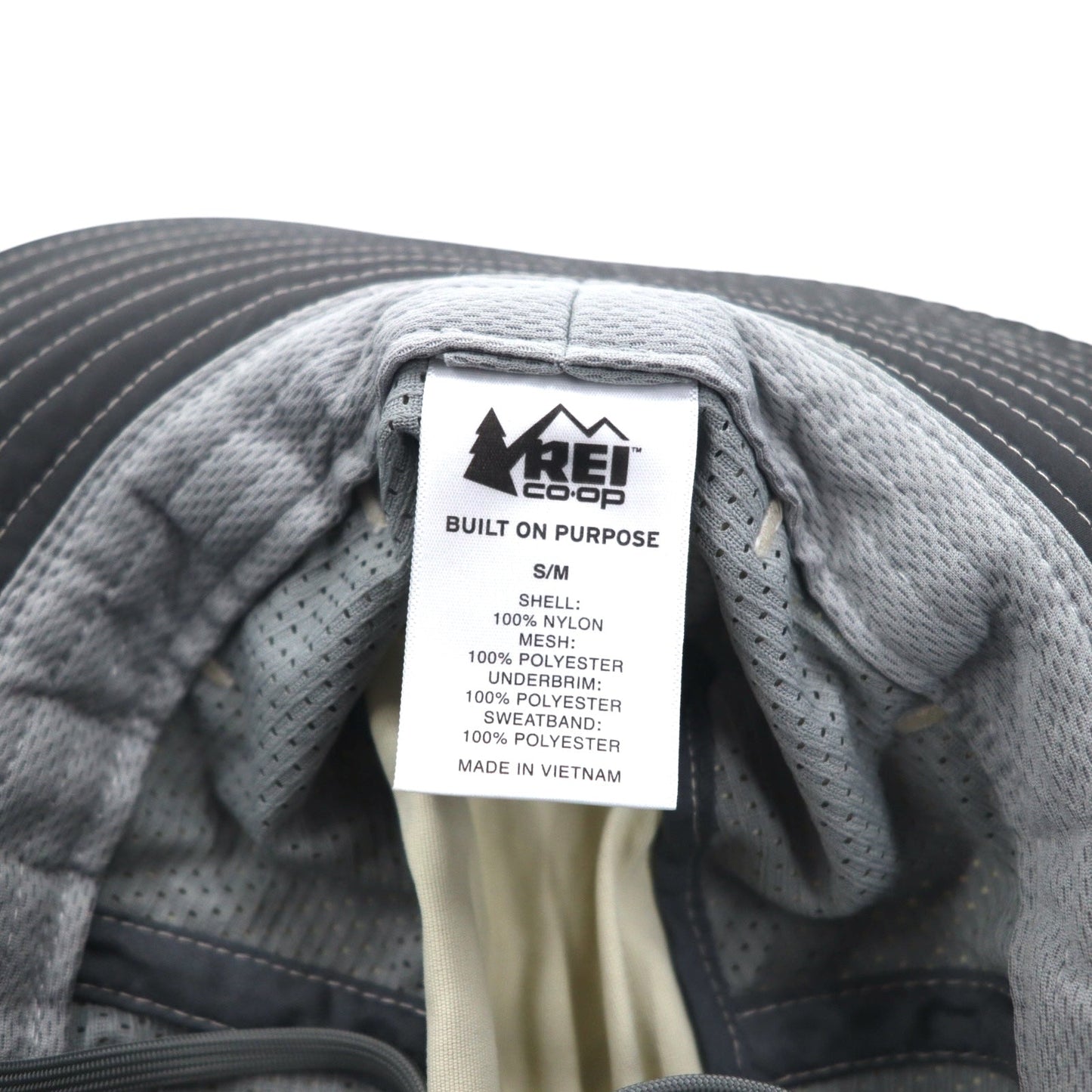 REI Safari Bucket Hat with Drawcord, Outdoor, Size S/M, Beige, Nylon