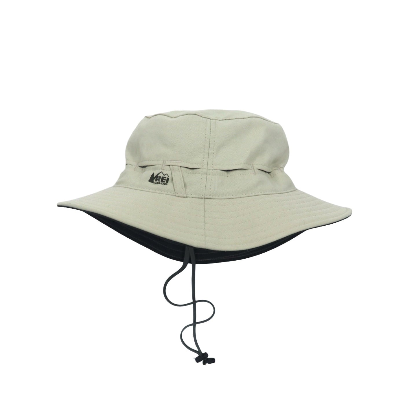 REI Safari Bucket Hat with Drawcord, Outdoor, Size S/M, Beige, Nylon