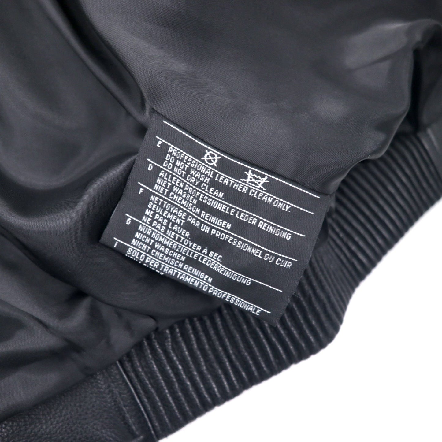 HARLEY DAVIDSON G-1 Leather Flight Jacket/Rider's Jacket, Size M, Black, Grained Leather, Detachable Fleece Collar, Embroidered Back Logo