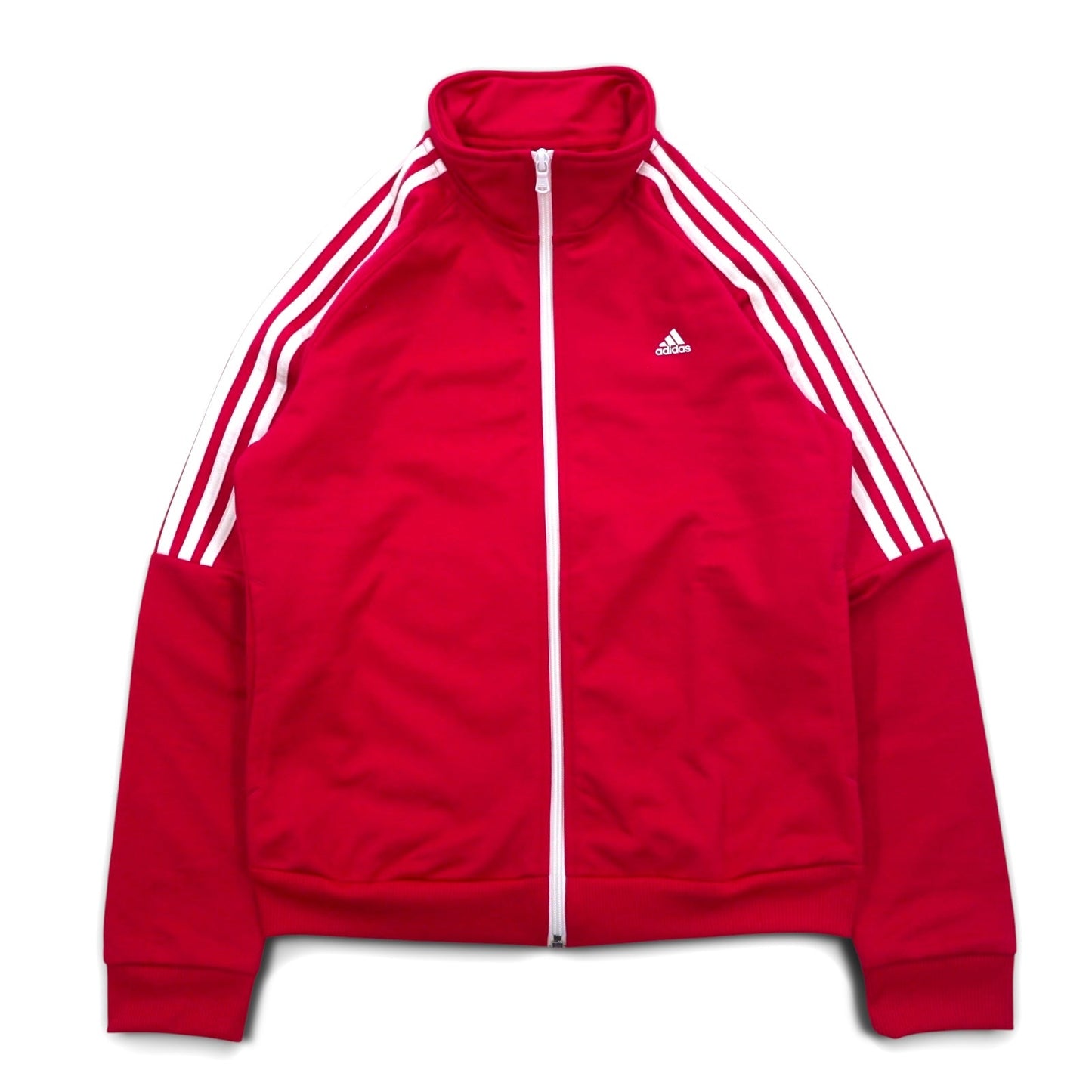 adidas Stand Collar Track Jacket, Size L, Pink, High Neck, 3-Stripes, M67314, Unused