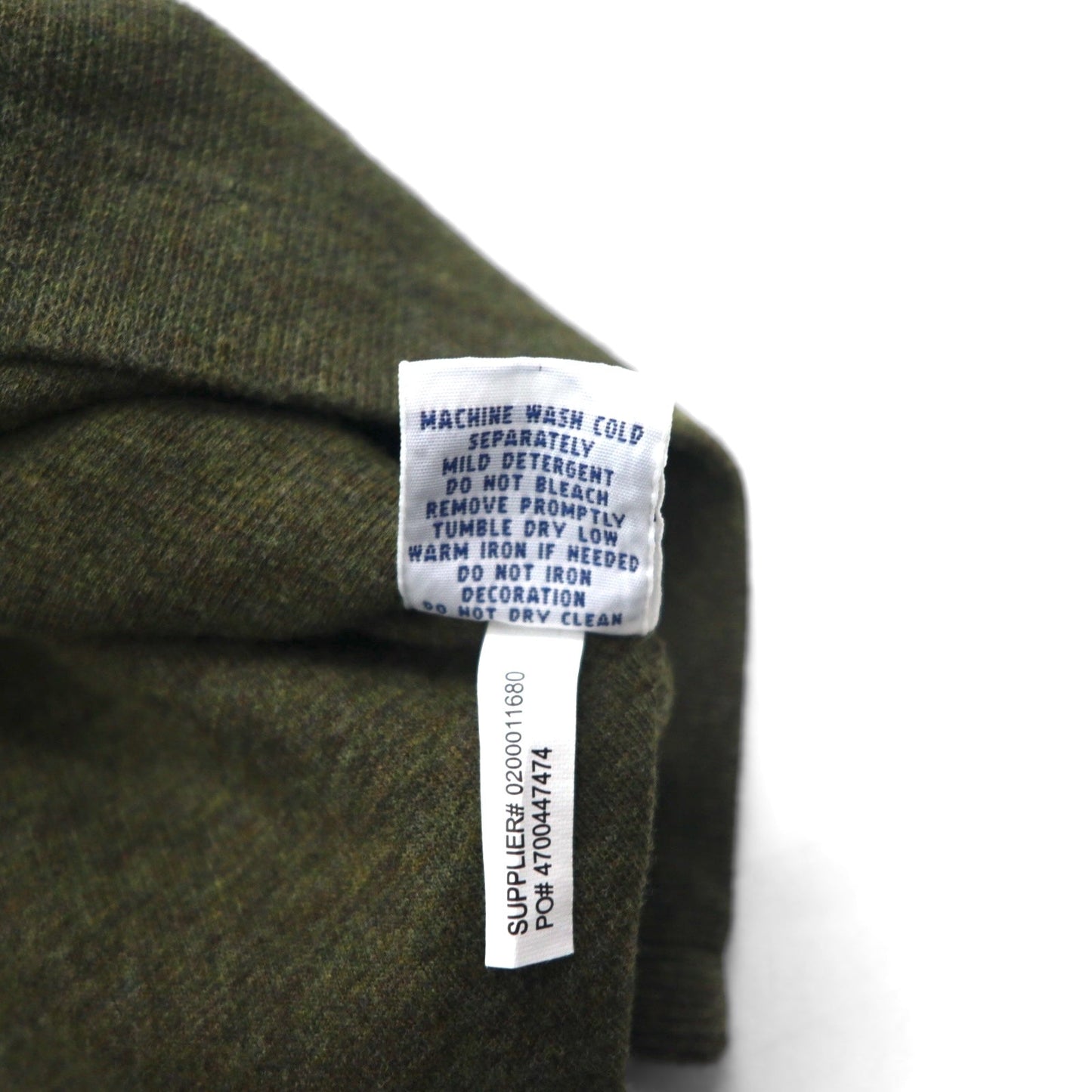 POLO RALPH LAUREN ESTATE RIB Half-Zip Sweatshirt, Size M, Khaki, Small Pony Embroidery, Unused