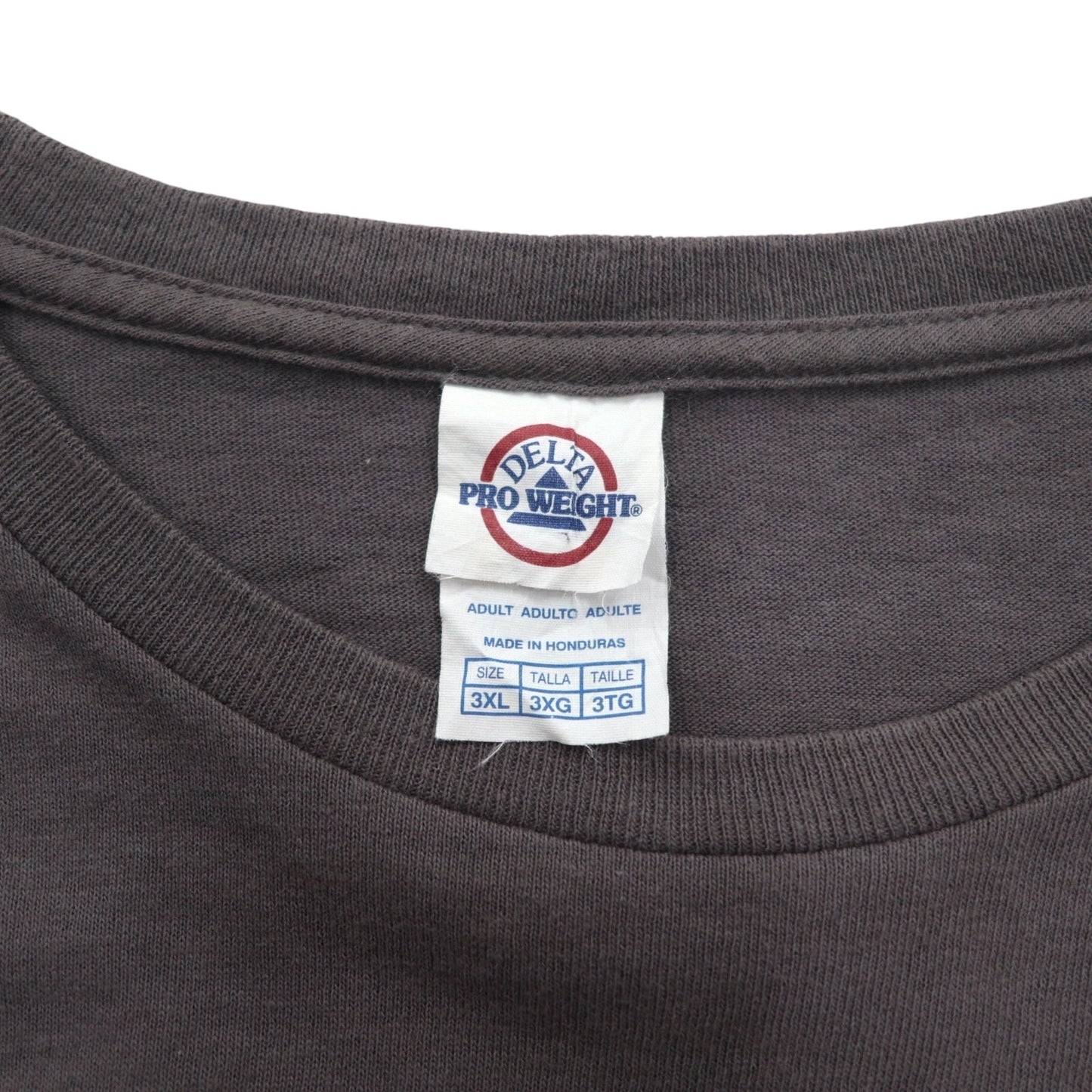 DELTA Long Sleeve T-Shirt, Size 3XL, Gray, Double-Sided Print, Racing Car, DUEL IN THE DESERT