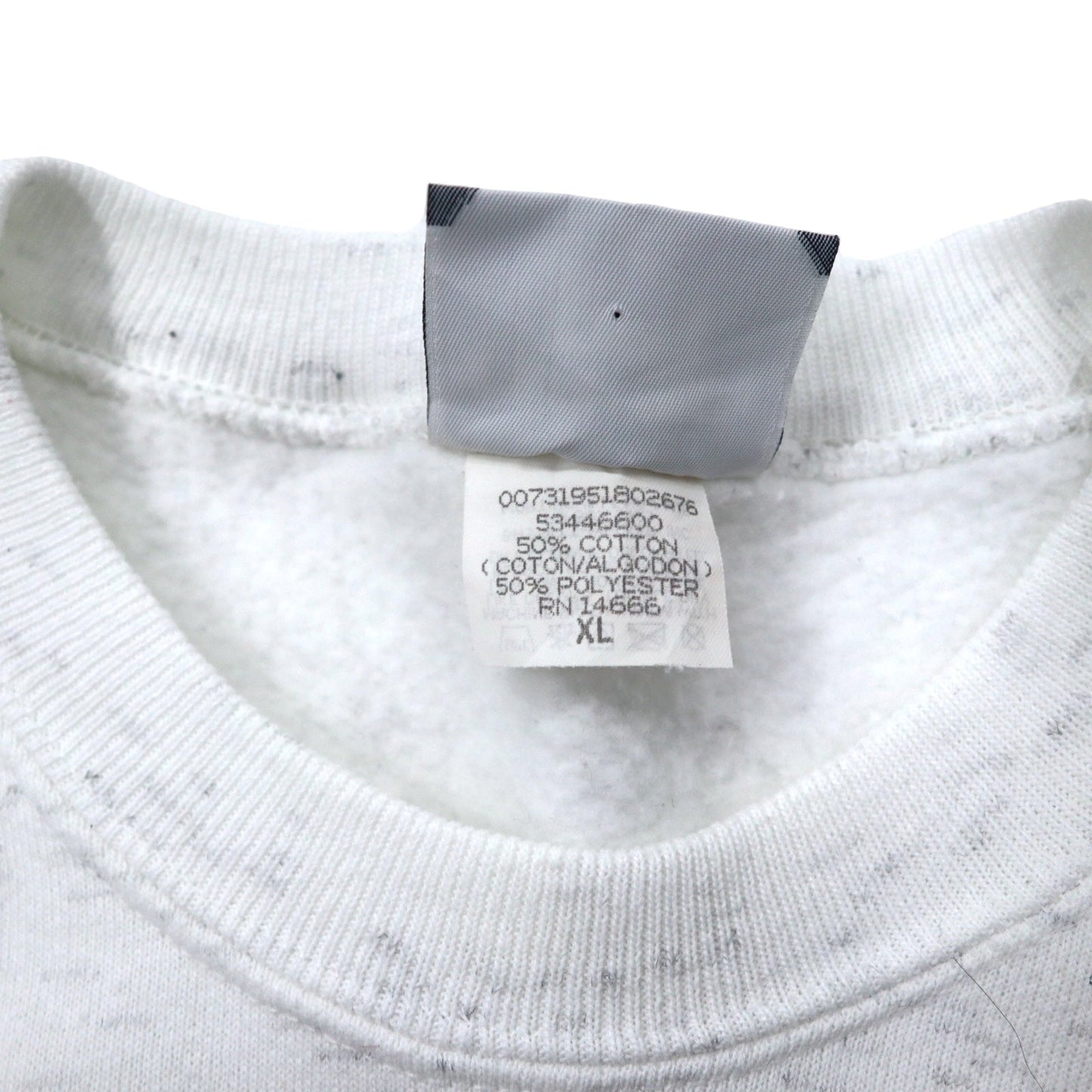 Lee USA Made 90s Printed Sweatshirt, XL, White, Cotton, St. Louis, Fleece-Lined, Oversized