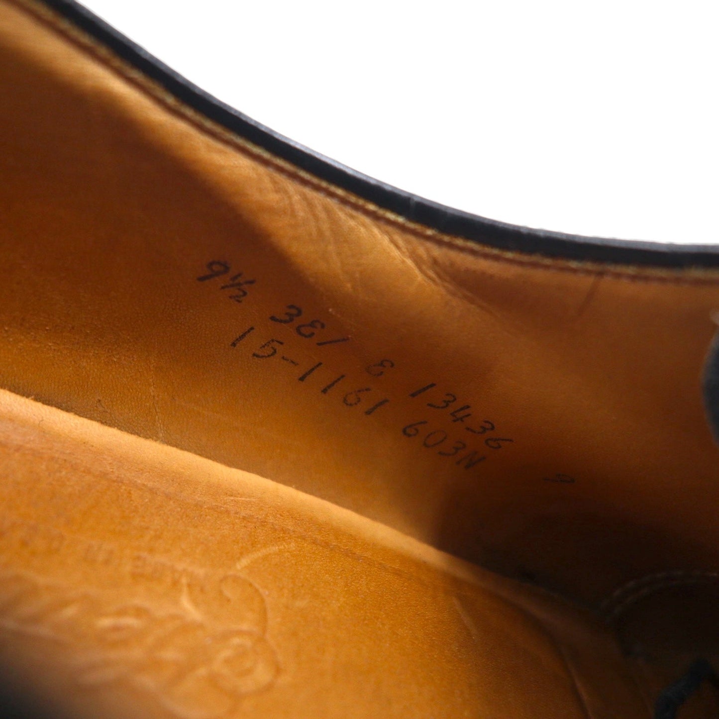 Johnston & Murphy USA Heritage Cap Toe Straight Tip Dress Shoes, Size 27.5cm, Black Leather, 13436 15-1161 603N