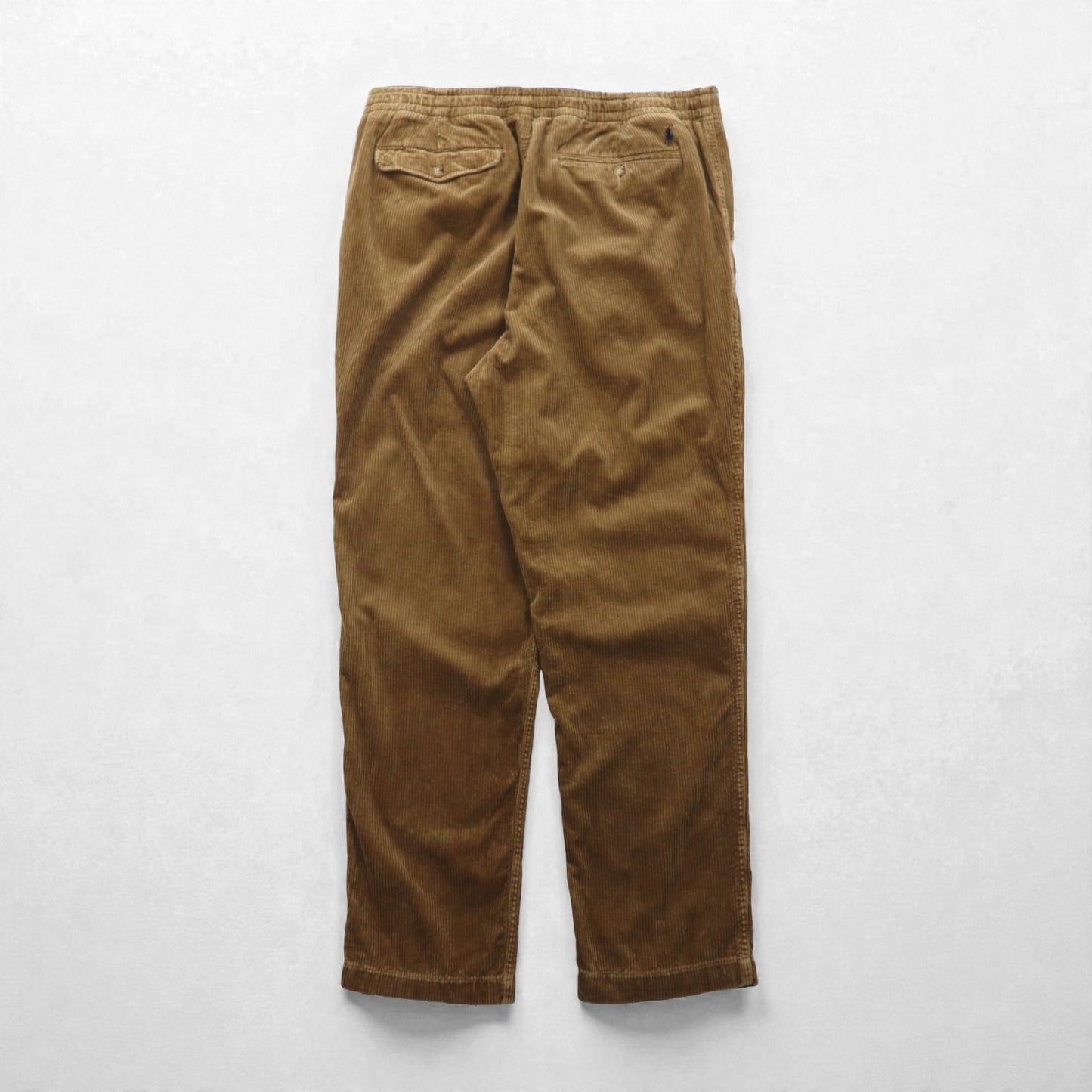 Polo Ralph Lauren イージー スラックス コーデュロイ チノパンツ L ベージュ 太畝 テーパード ダブルカフス