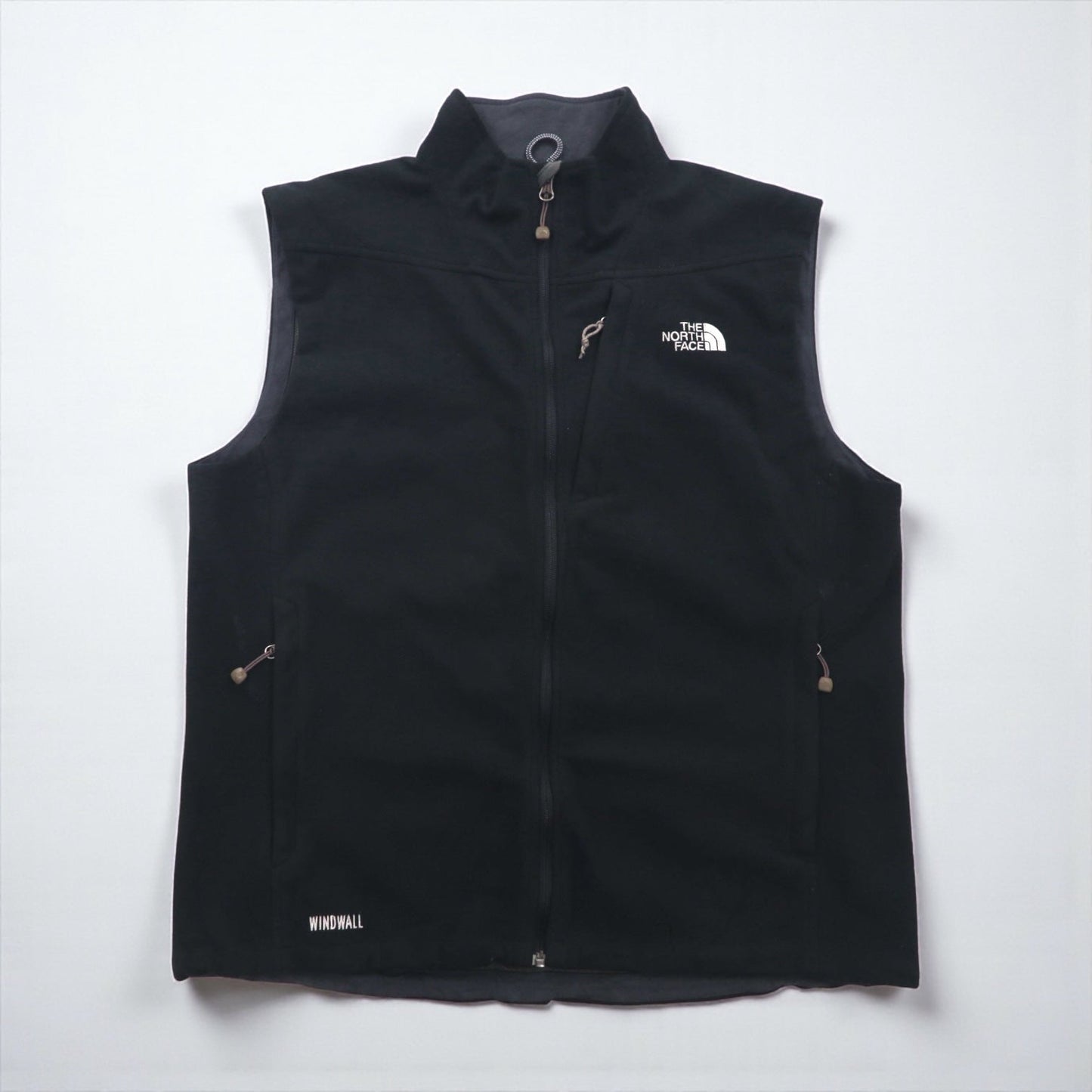 THE NORTH FACE フルジップ フリース ベスト L ブラック WINDWALL ポリエステル