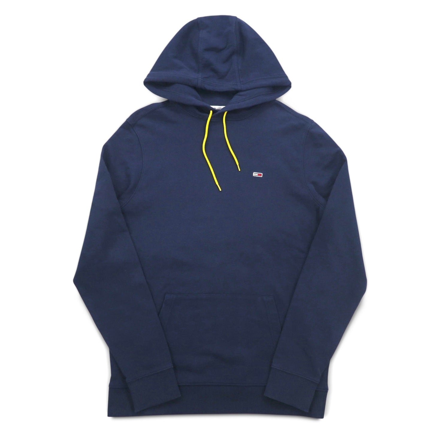 TOMMY JEANS プルオーバーパーカー L ネイビー バックプリント Mikina Flag Graphic DM0DM08703