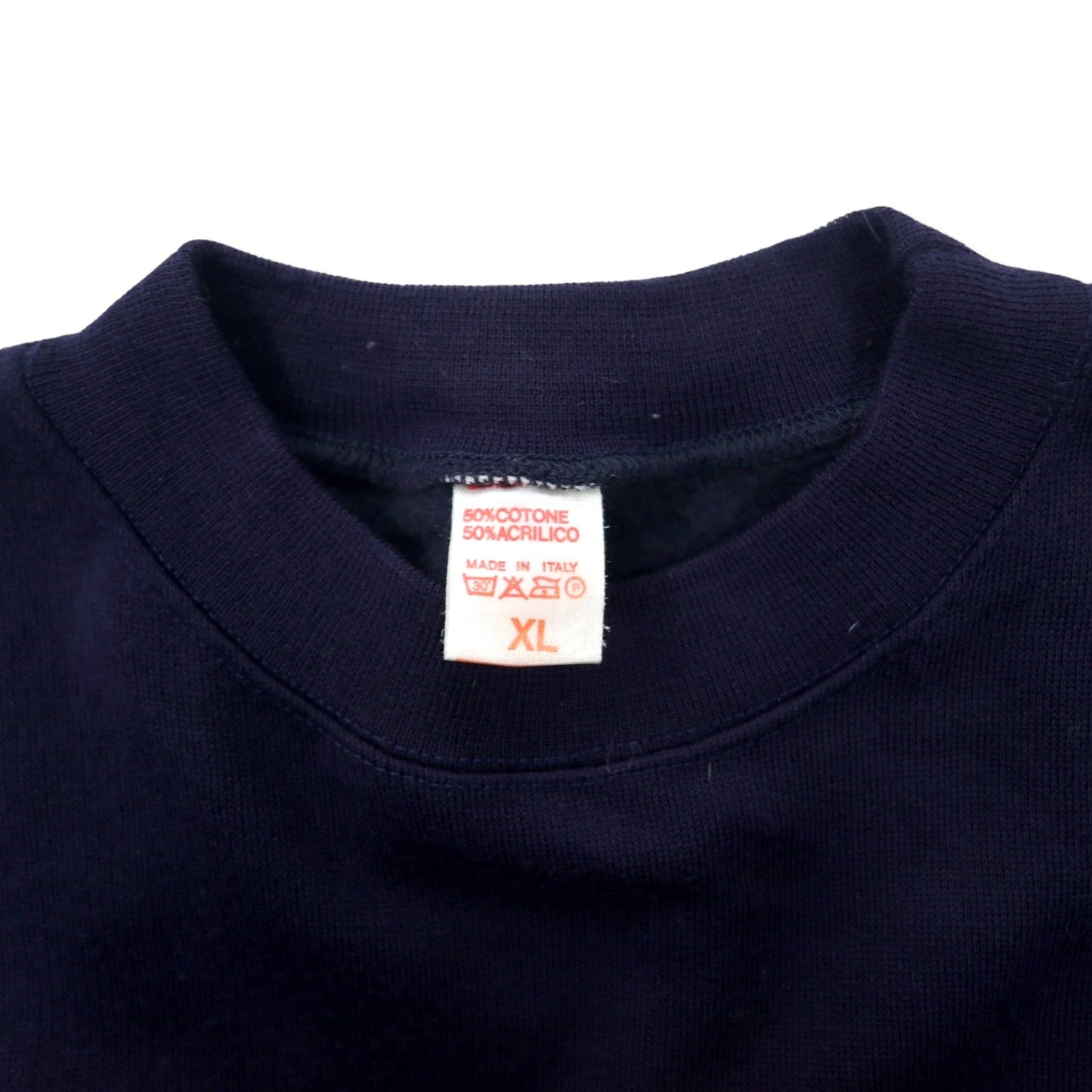 ARS Ocean Majesty, Made in Italy, Marine Embroidered Sweatshirt, Size XL, Navy, Cotton, Fleece-Lined