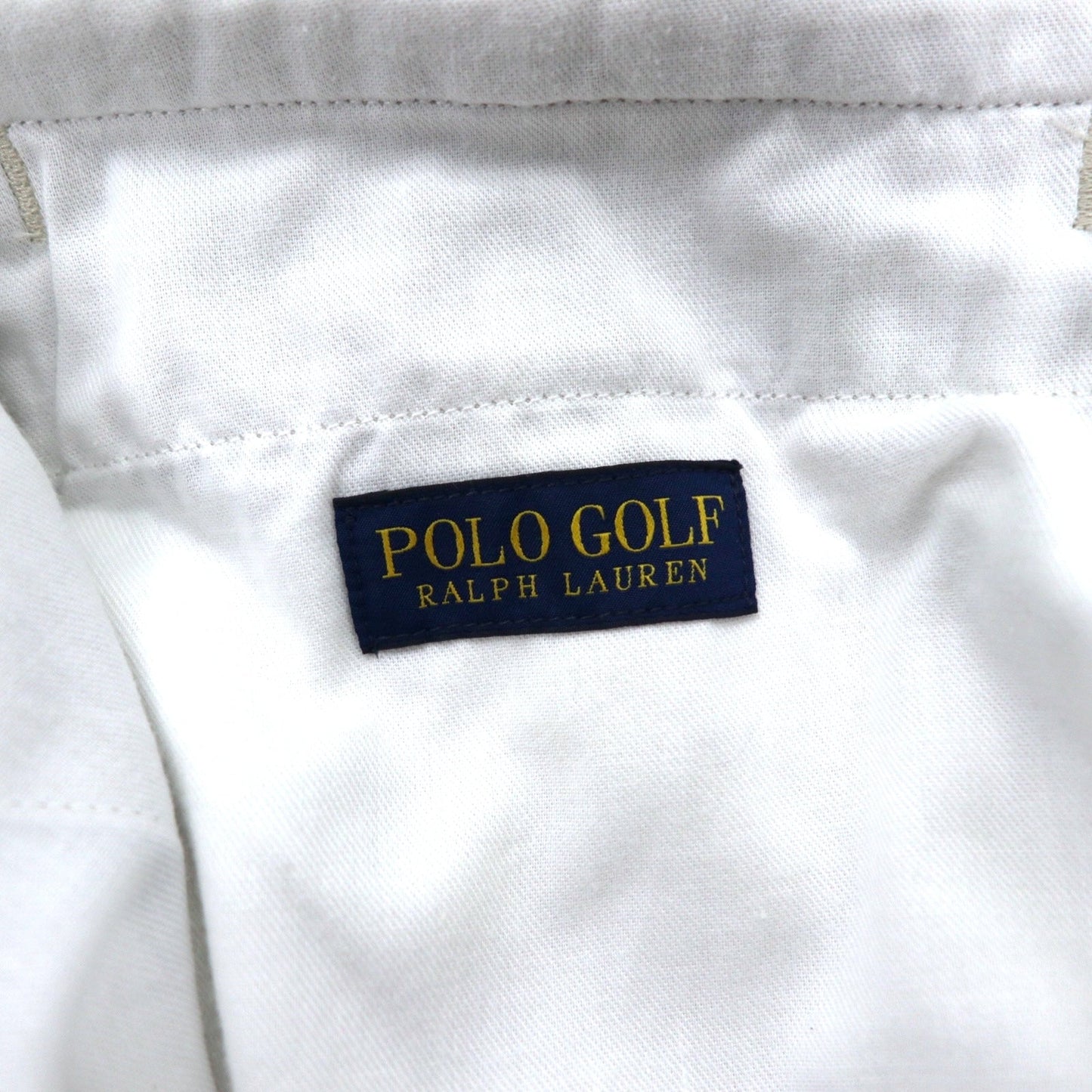 POLO GOLF RALPH LAUREN Polo Chino Shorts, Size 34, Beige, Cotton Stretch, COTTON TWILL WITH STRETCH
