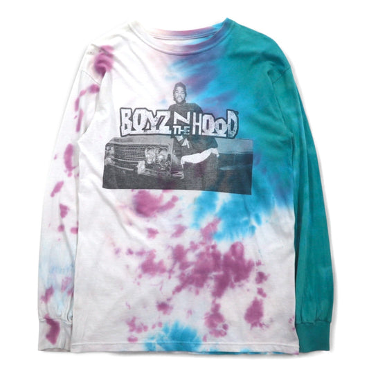 BOYZ N THE HOOD 90s Movie ICE CUBE Hip Hop Long Sleeve Tie-Dye NWA T-Shirt Made in Mexico
