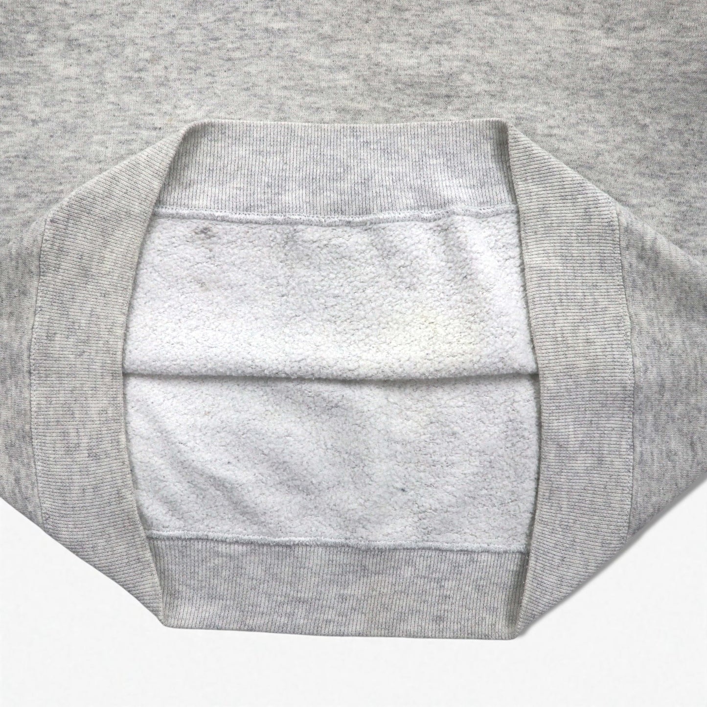 JC PENNEY 90s USA Made Crew Neck Sweatshirt, Size L, Gray, Solid Color, USA Olympic Logo Embroidery