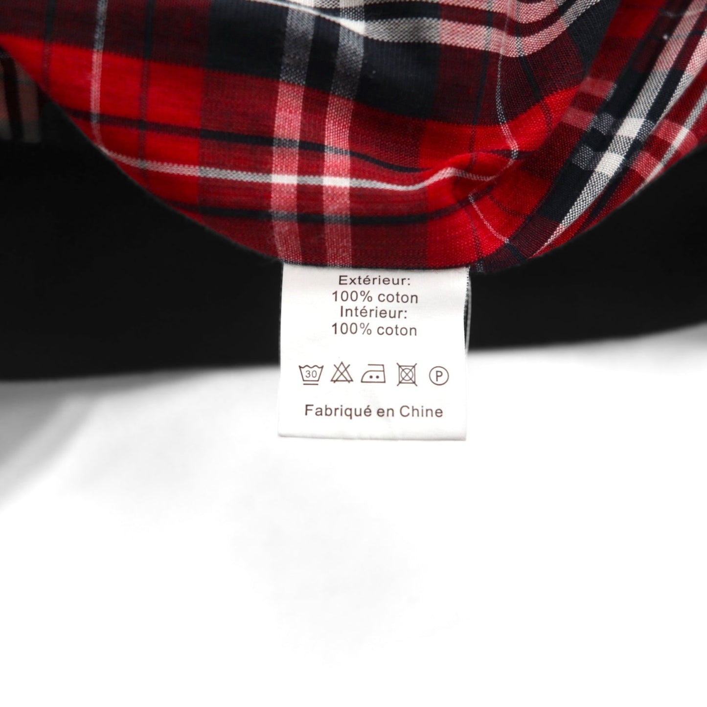 L'HOMME MODERNE Swing Top Harrington Jacket, Size L, Navy, Checked Cotton Lining